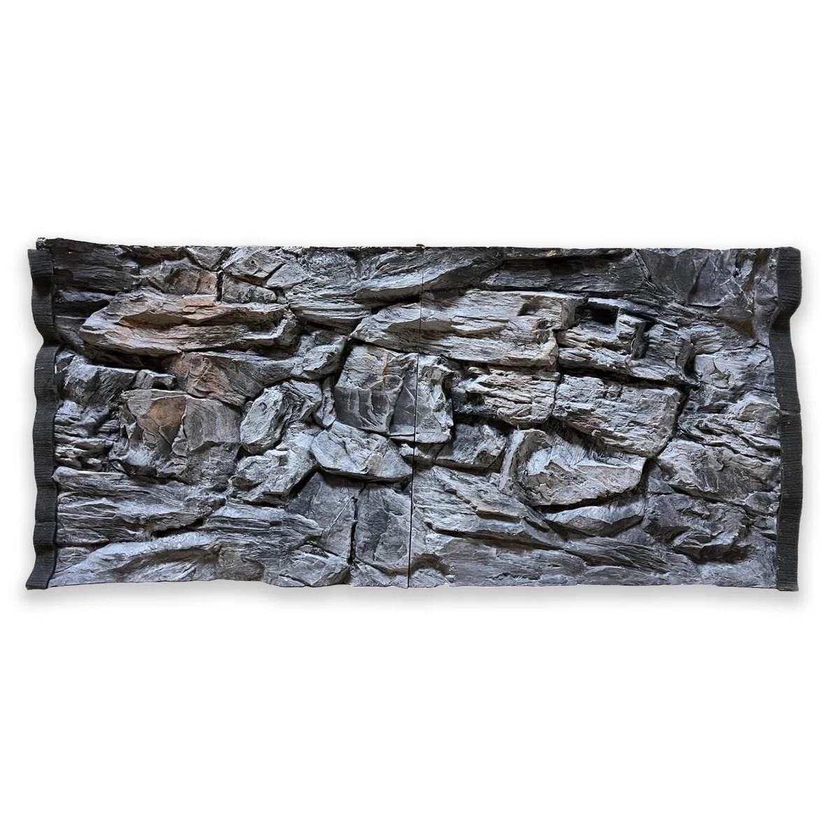 ZooPaul 3D Aquarium Rückwand Struktur grau 120x60 cm