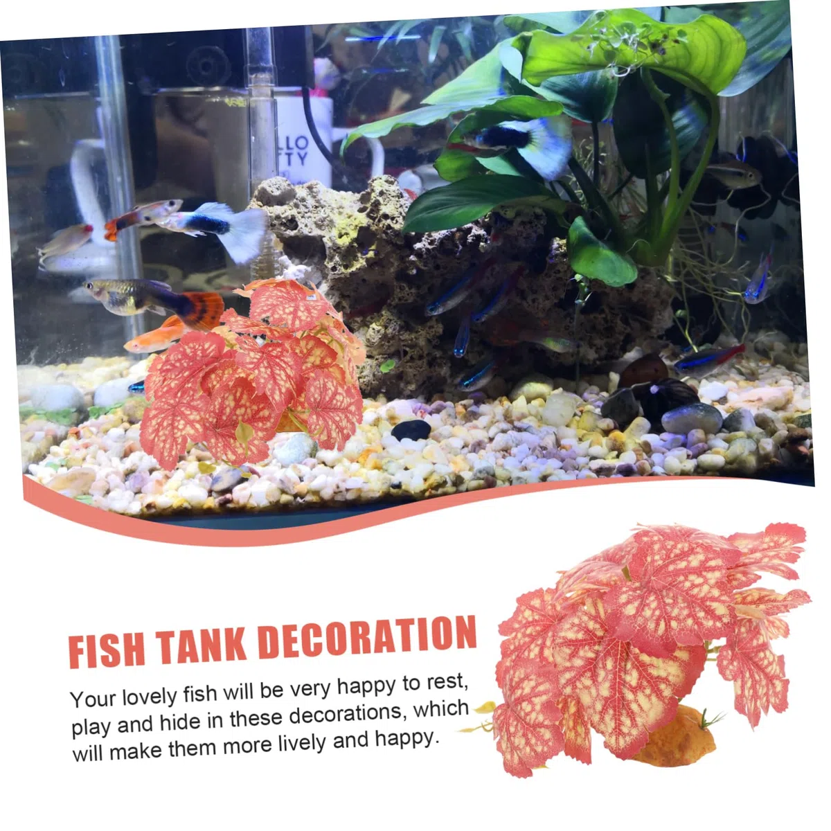 BESPORTBLE 3 Stück Künstliche Grünpflanzen Und Landschaftsgestaltung Schlangenaquarien Künstliche Pflanze Leoparden Aquarium Dekoration Schildkröten Reptilien Pflanze Teich Drachen