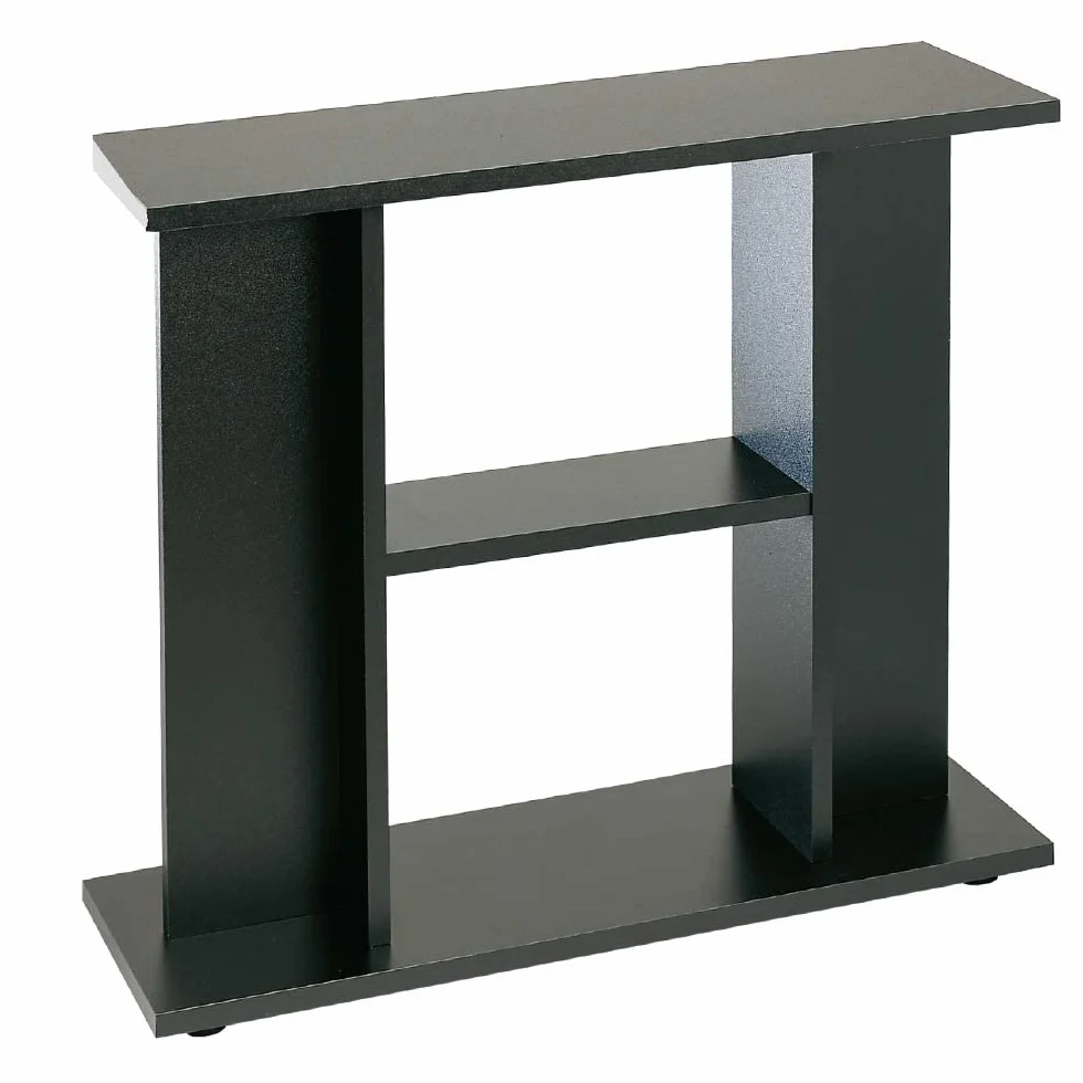 Wave Amtra System 80 – Aquariumschrank aus schwarzem Holz, Maße 80 x 32 x 70 cm – Robuste Halterung im klassischen und unverzichtbaren Stil für EIN komplettes Aquarium-Zubehörset – Hergestellt in Italien