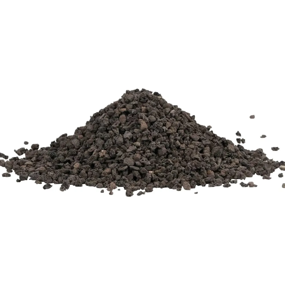 Schwarzer Basalt Kies 25 kg 5 8 mm Bodengrund Substrat für Aquarium Aquaristik Süßwasser Meerwasser Terrarium Nano Becken, naturbelassen für Pflanzenwachstum und Aquascaping