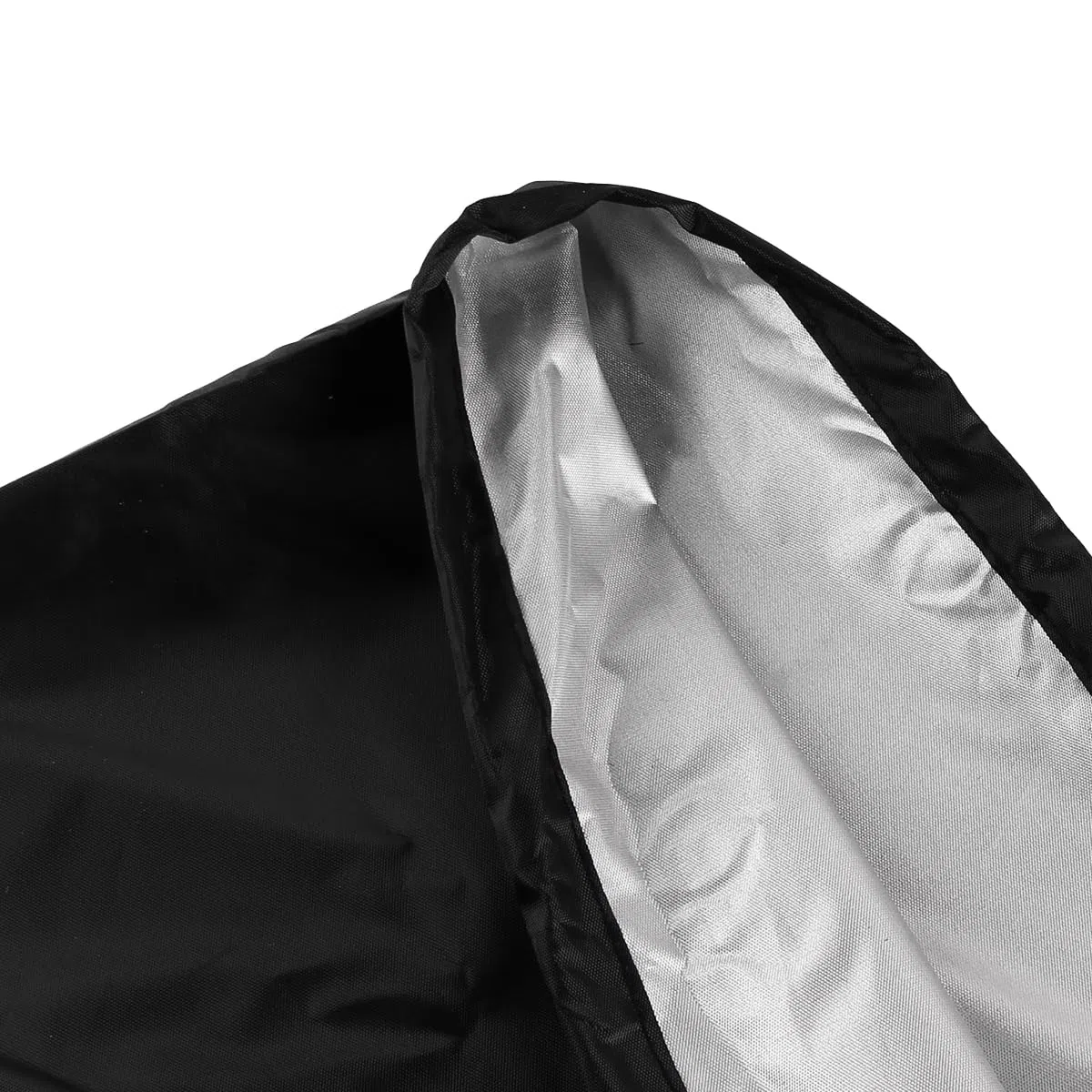 Dreieckige Stallabdeckung 210D Thermo 180x52x86cm Schwarz