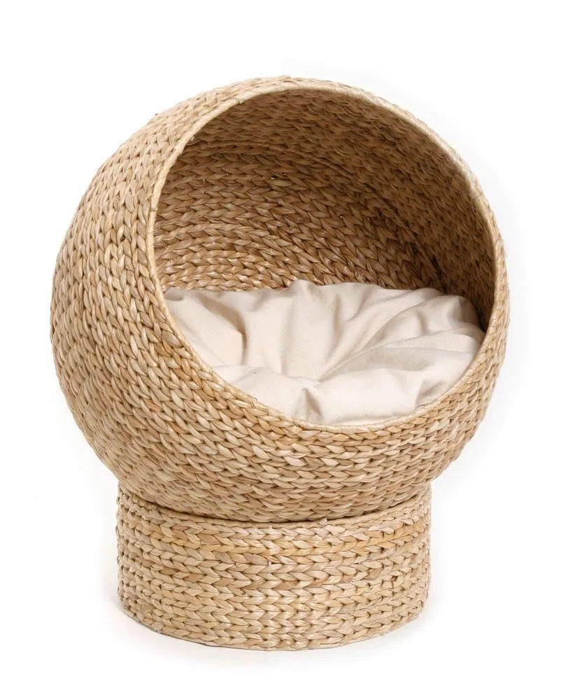 Karlie Banana Leaf De Luxe Schlafhöhle L: 53 cm B: 53 cm H: 61 cm beige
