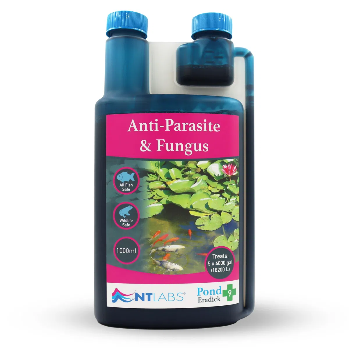 NT Labs Aquarium Aid Eradick Anti-Parasite & Fungus 1ltr 1200g