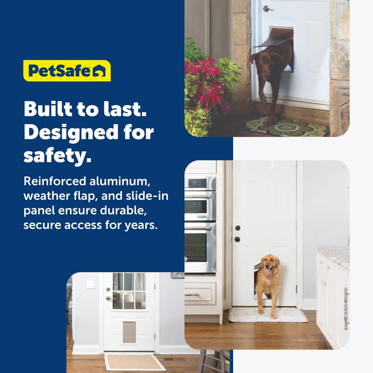 PetSafe Freedom Haustiertür, Aluminium, Größe L, Weiß