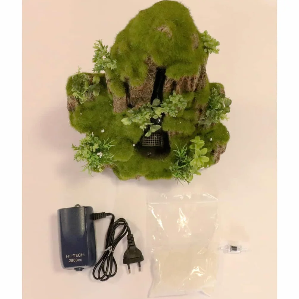 Aquariumdekoration Wayterfall Moss Rock, S, 1 Way