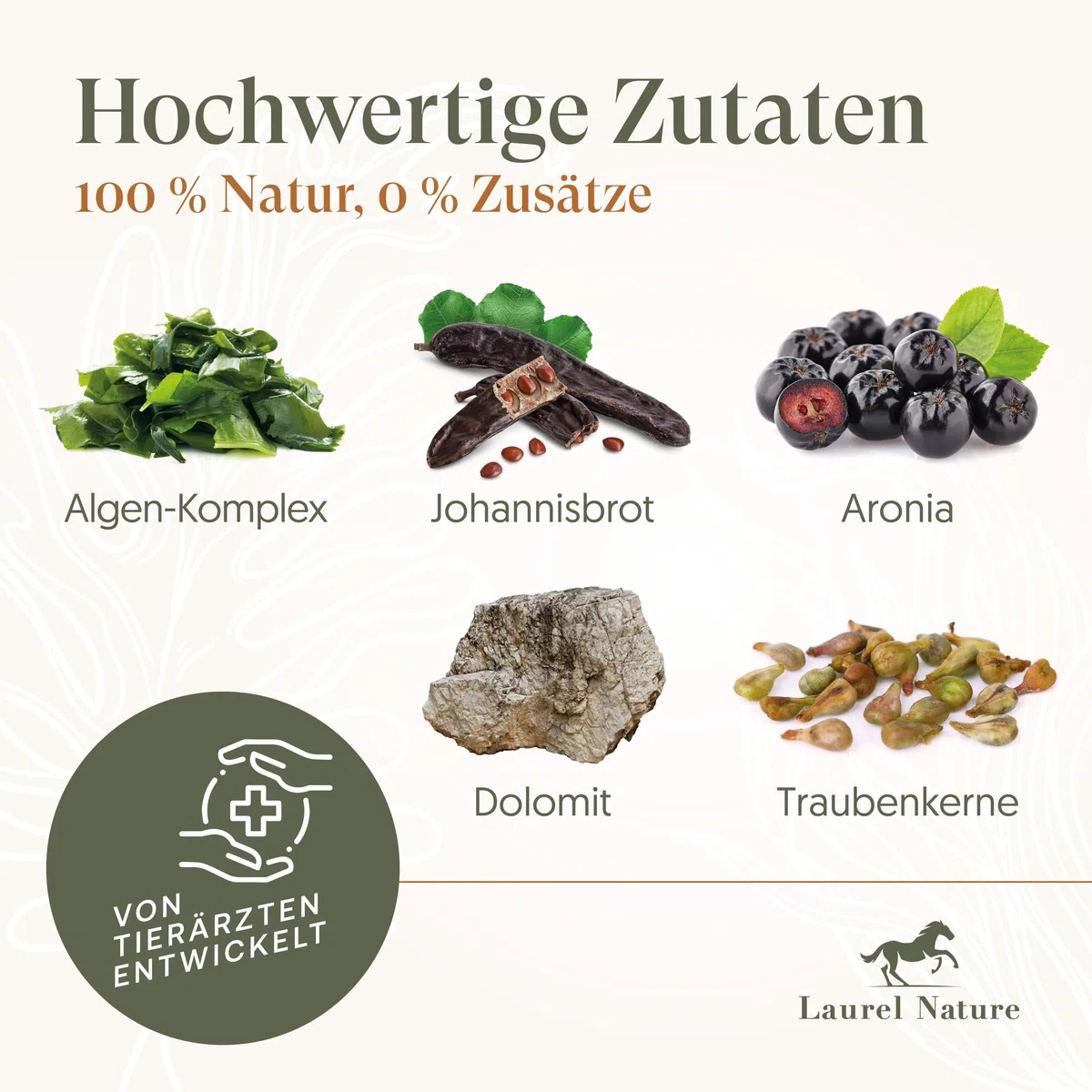 Premium Minerals Mineralfutter Pferde 3kg [100% Natur] Getreide und Melassefrei, Leckerli Pferd, Pferde Zubehör, Biotin Zink Selen (3kg)
