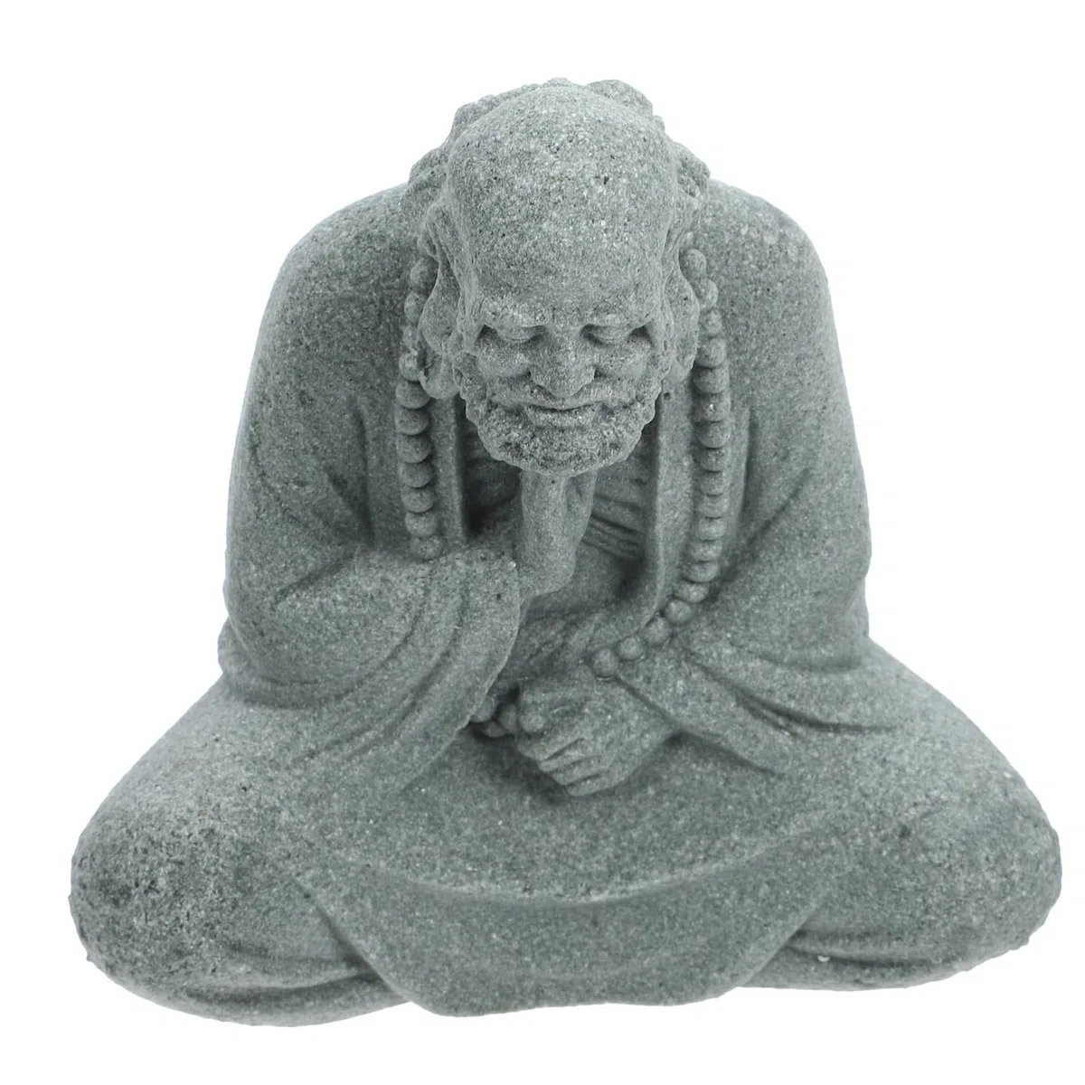 BESPORTBLE 5stücke Fischteich Buddha Statue Aus Resin Dekorative Buddha-Figur Für Aquarien Handgefertigte Meditationsskulptur Widerstandsfähig Und Detailreich Für Zen-Dekoration Im