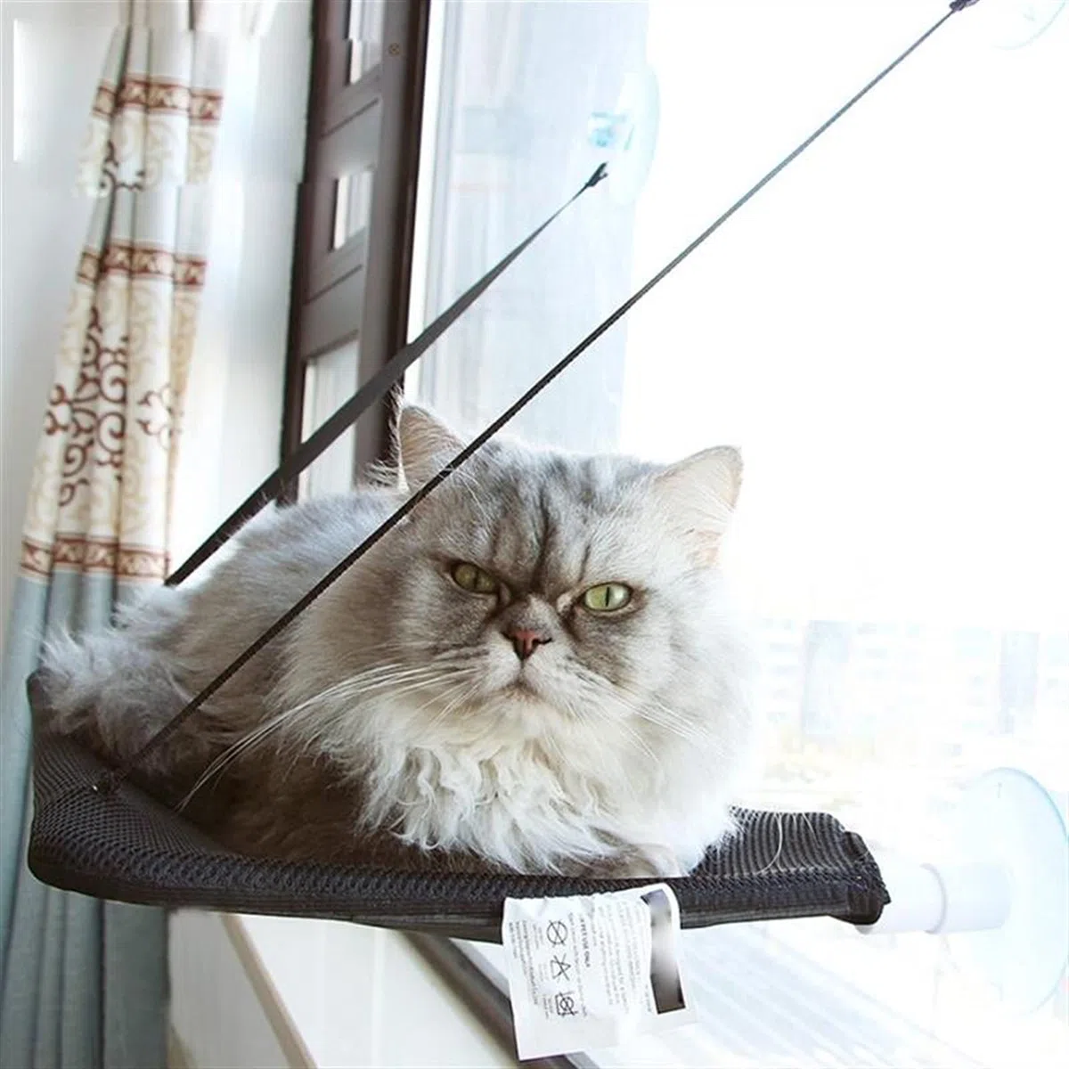 Haustierbett Katzenfenster-Hängematte, Katzenfenster-Barsch, Katzenfensterbett hält bis zu 55 lbs Katzenhängematte