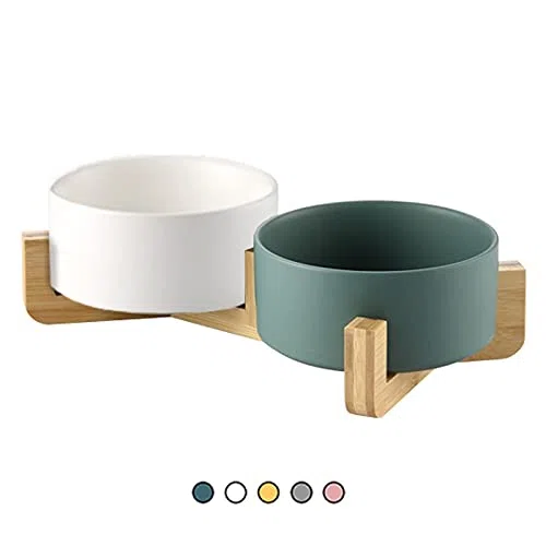Hundenapf Keramische Hund Fütterungsschale Pet Feeder Waren for Katzen Welpen Lebensmittel Wasser Container Aufbewahrung Wasserer Zubehör Futternapf Katze