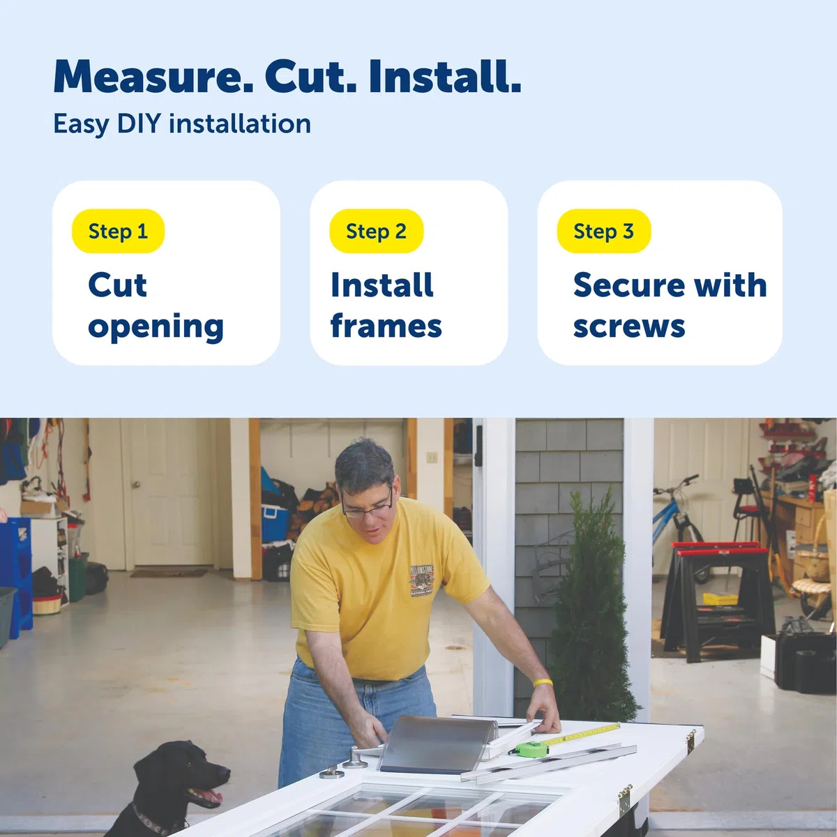 PetSafe Freedom Haustiertür, Aluminium, Größe L, Weiß