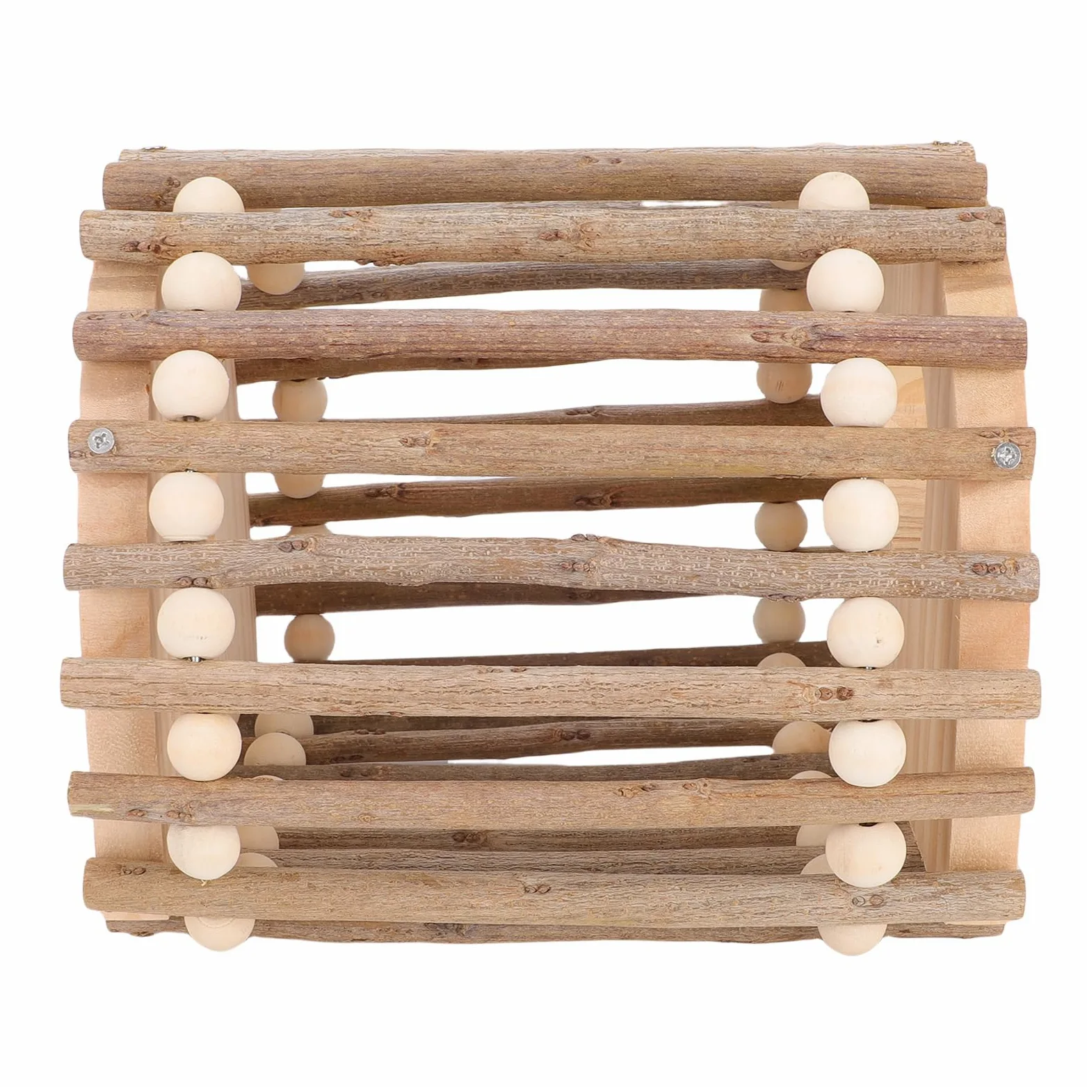 Vogelkäfig-Kletterspielzeug aus Holz, Vogelkletterleiter aus Kiefernholz für Papageien und Kleine Vögel, Fördert Körperliche Bewegung und Geistige Stimulation, Perfekt für Vogelkäfige, 20 X