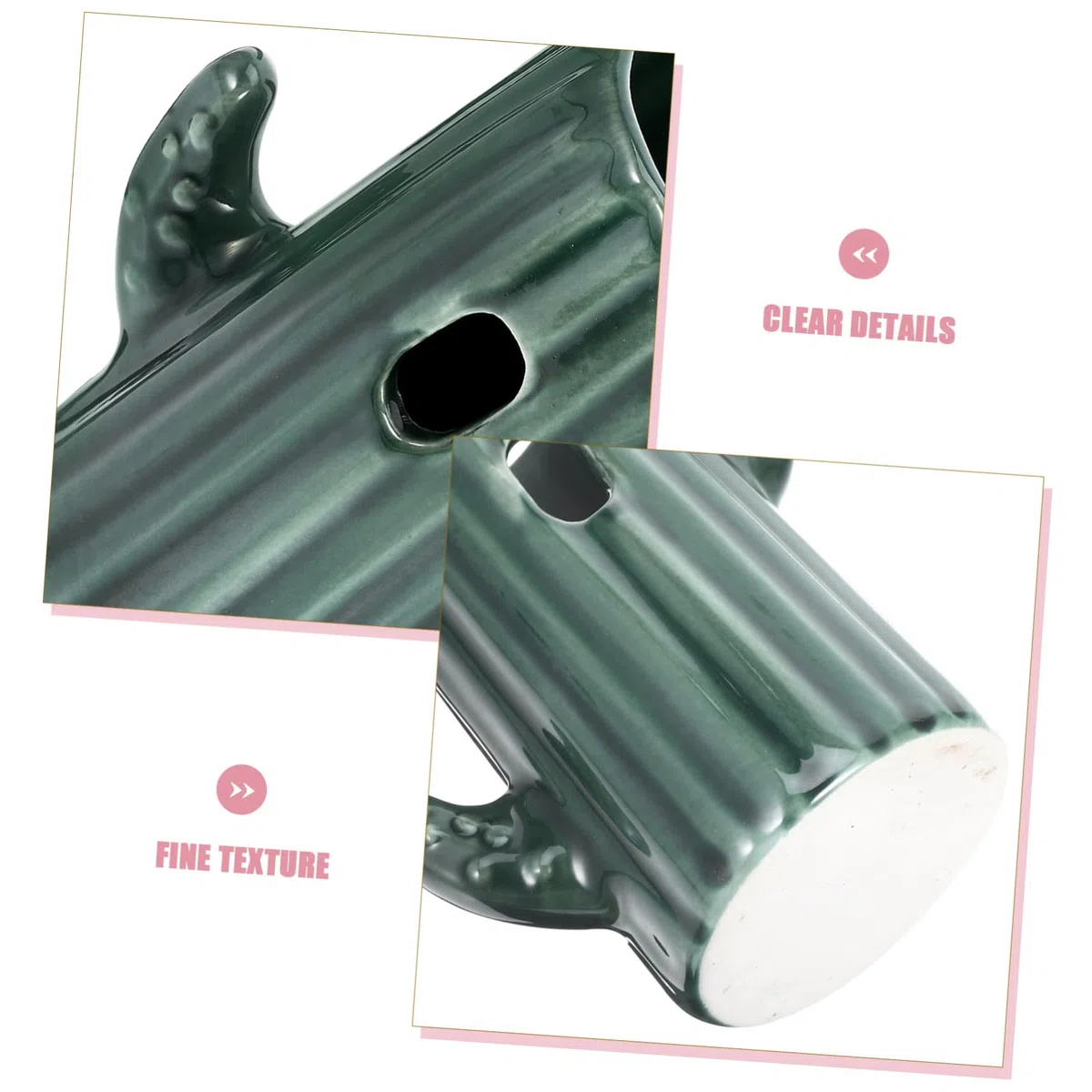 BESPORTBLE 5stücke Ceramic Hamster Wasserflasche Cactus Design Für Kleine Haustiere Sicher Und Stabil Als Käfig-Dekoration Leicht Zu Reinigen