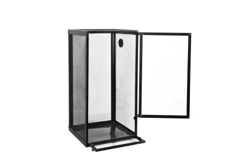 REPTI ZOO Deluxe Gaze -Terrarium 40,6x40,6x76,2cm - faltbar (PAC404076)