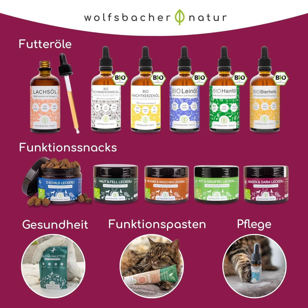 Verdauungs-Snack für Hunde | Magen & Darm Leckerli 4 x | Leckerlis mit präbiotischer Hefe & Kräutern | Rein natürlich, Unterstützt Darmflora & normalen KOT