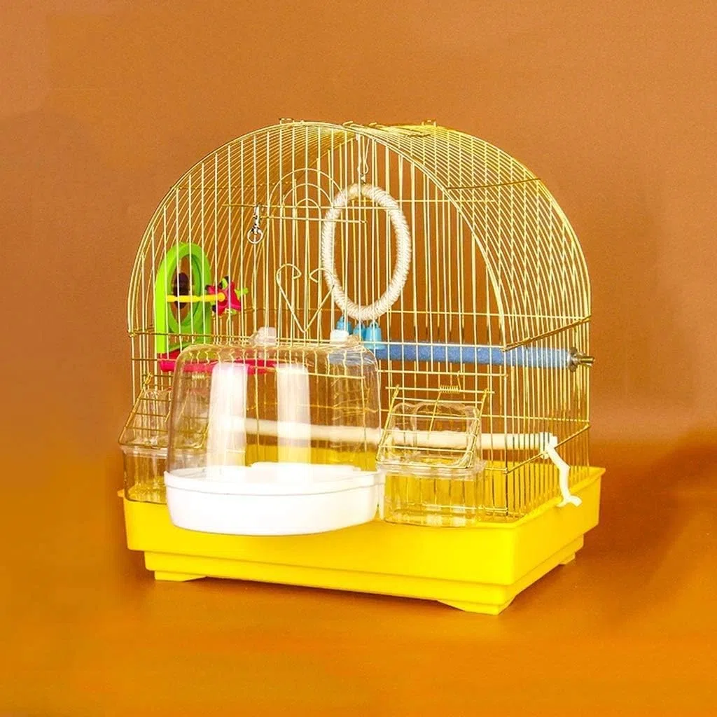 Professionelles Vogelkäfig-Zubehör, Vogeltransportboxen, Gartendekoration, Kleine Vogelkäfige, Tragbare Reisekäfige Für Kleine Vögel, Haustierhaus Mit Schaukel Und Badewa,