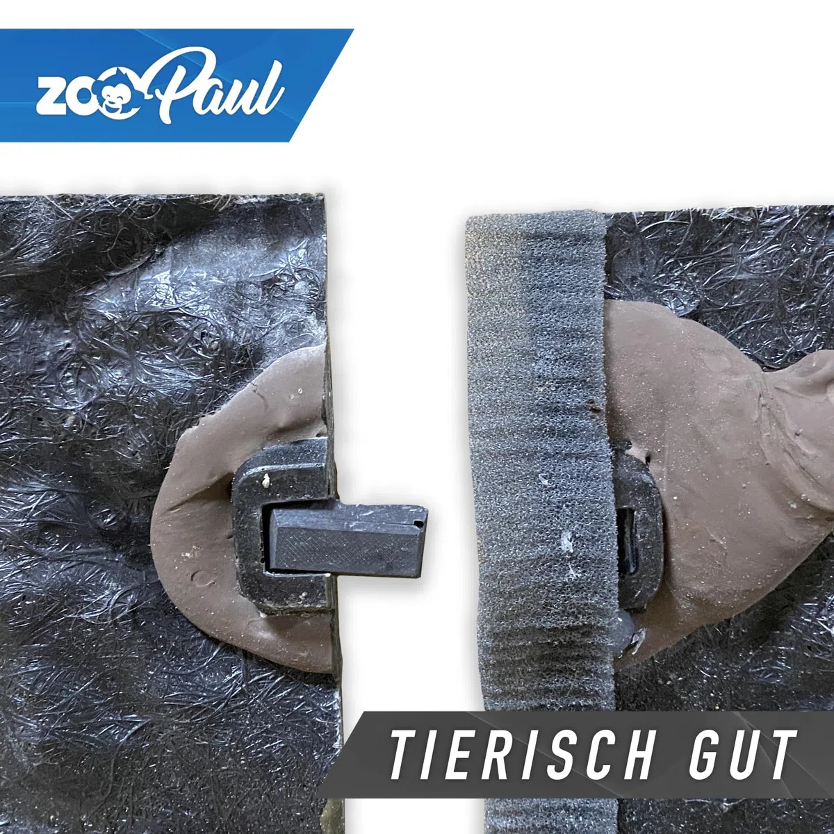 ZooPaul 3D Aquarium Rückwand Struktur grau 150x50 cm