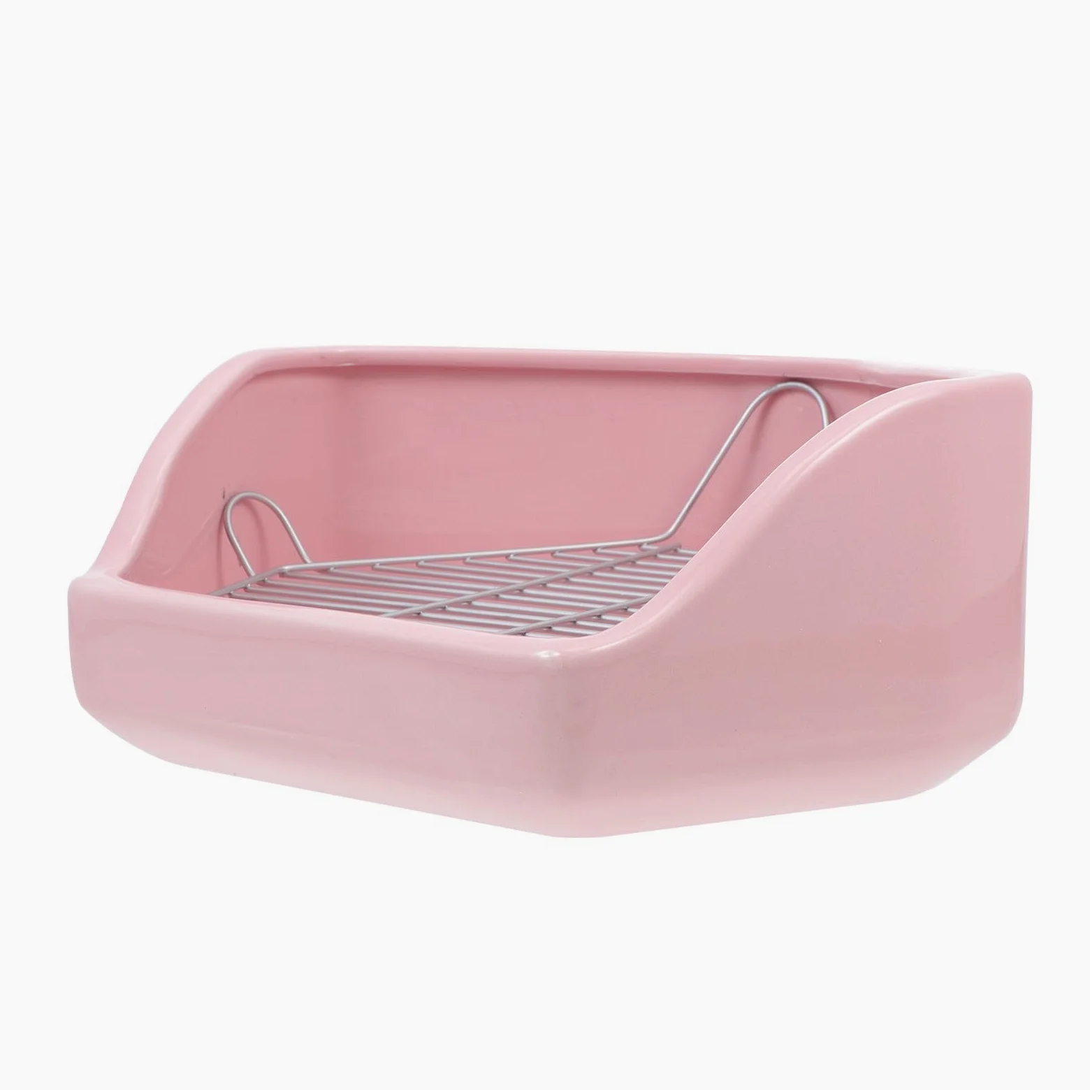 Garneck Keramik Kaninchentoilette mit Kippsicherem Design und Großem Fassungsvermögen Geeignet für Meerschweinchen und Kleintiere im Hausgebrauch