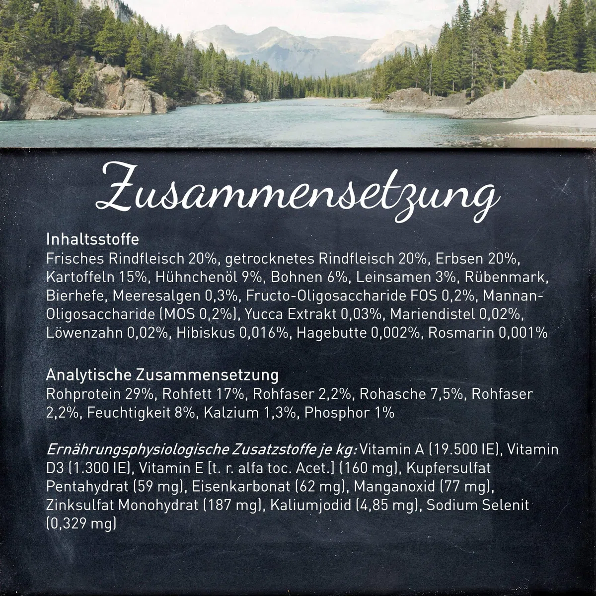 WILDES LAND – Rind | Trockenfutter mit extra hohem Fleischanteil und natürlichen Zutaten für ausgewachsene Hunde. Alleinfutter ohne Zusatzstoffe im Beutel | 24kg Rind