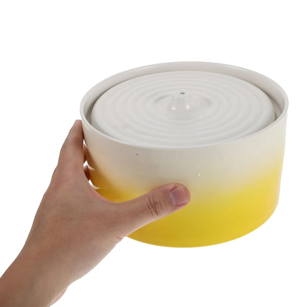 Großer Keramik Trinkbrunnen für Katzen und Hunde 1300 ml Beheizter Wassernapf Leise Automatische Wasserzirkulation für Innenbereich