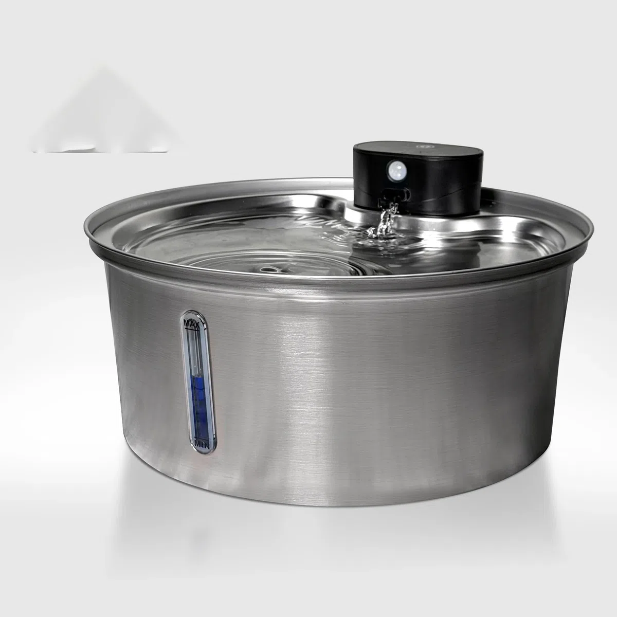 NordFlow 2.0 Hundebrunnen 3,2L Kabellos Katzenbrunnen mit 5000mAh Batterie, Sensor, LED und Filter - Trinkbrunnen für Katze