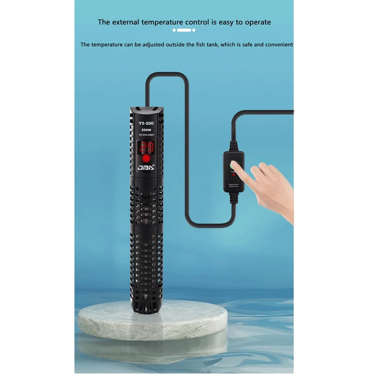 Aquarium Aquarium Digital Display Heizstab Automatische Konstante Temperatur Explosionsgeschützte Heizstab, 100 W (50 W)