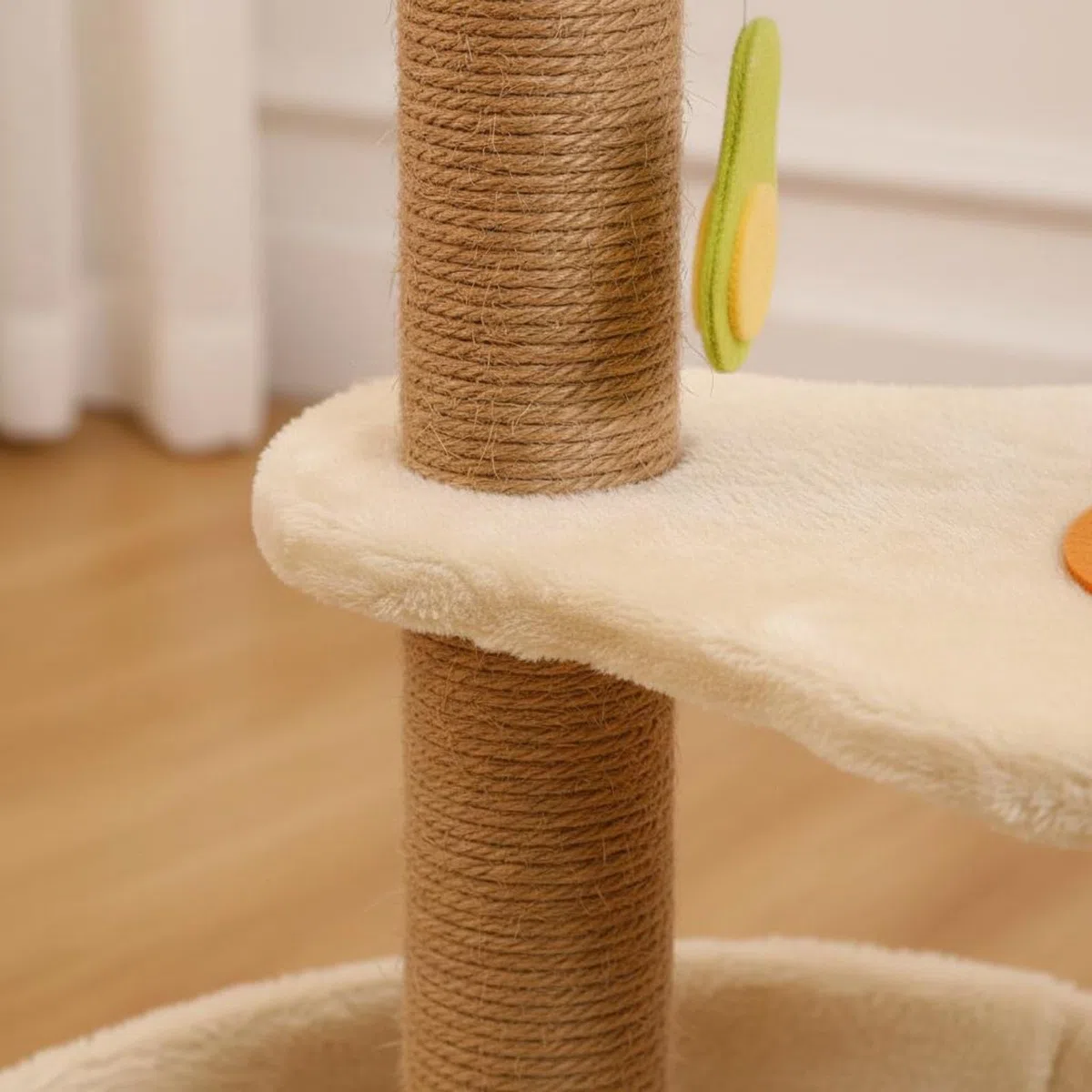 Kratzbaum Katzen Kletterturm Kletterbaum Katzenmöbel mit Sisal Umwickelten Pfosten Gepolsterten Liegeflächen Und, Kratzbaum Mit Straußenbaumhöhle