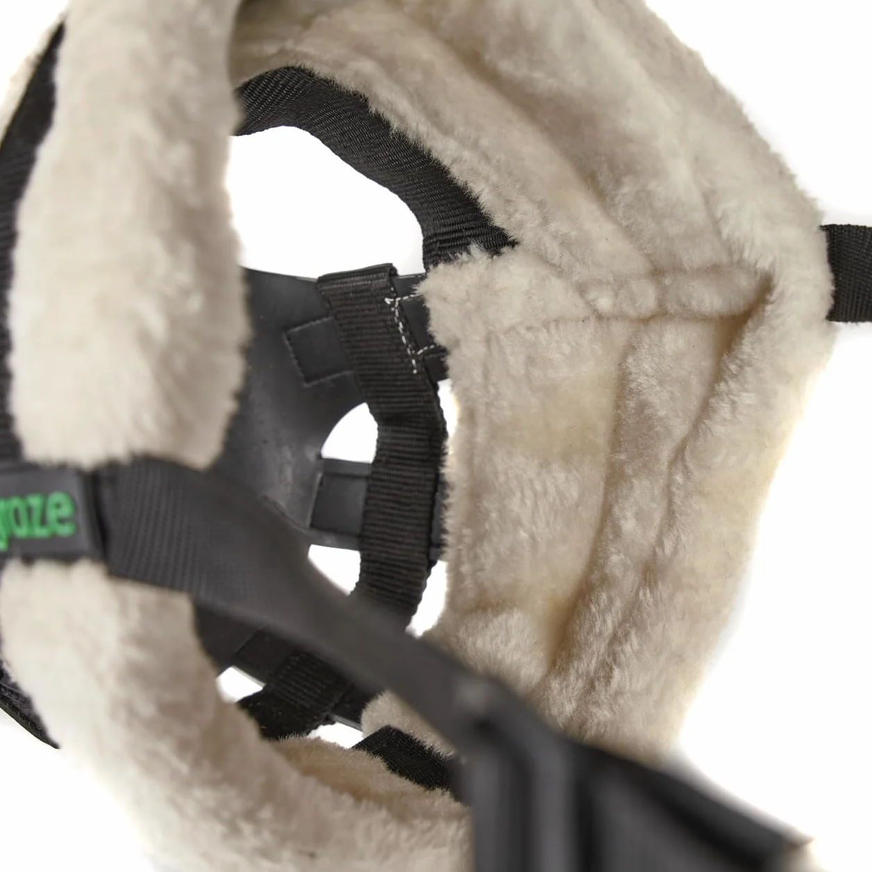Shires FreeGraze Airflow Weidemaulkorb Schwarz Cob