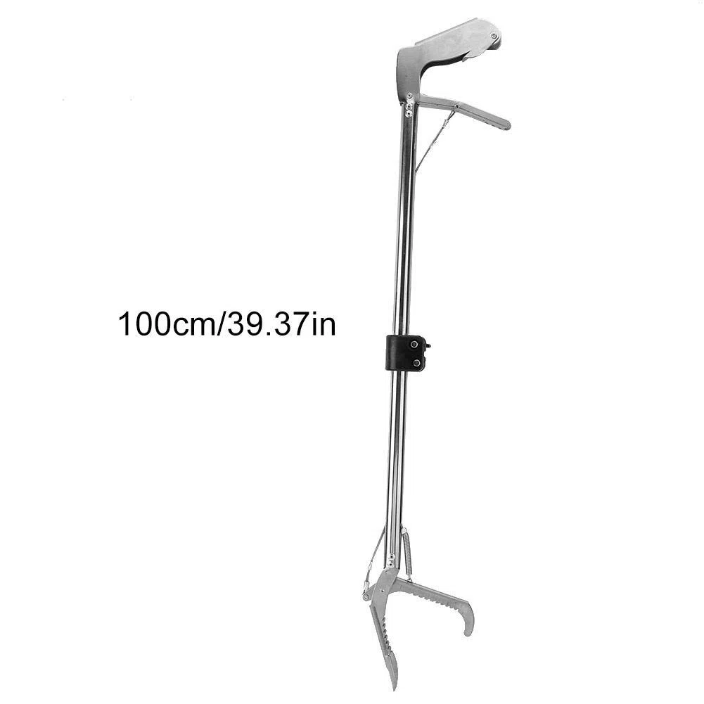 Pssopp Schlangenfänger Schlangenzange Faltbarer Schlangenfänger Reptilienfänger Stick Reptilien Grabber Catcher Reptile Grabber Tool mit Schloss(100cm)