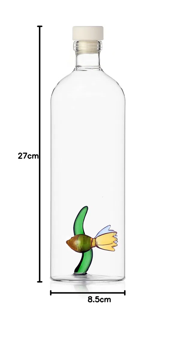 Ichendorf Milano Fischflasche mit Algen-Kollektion Animal Farm