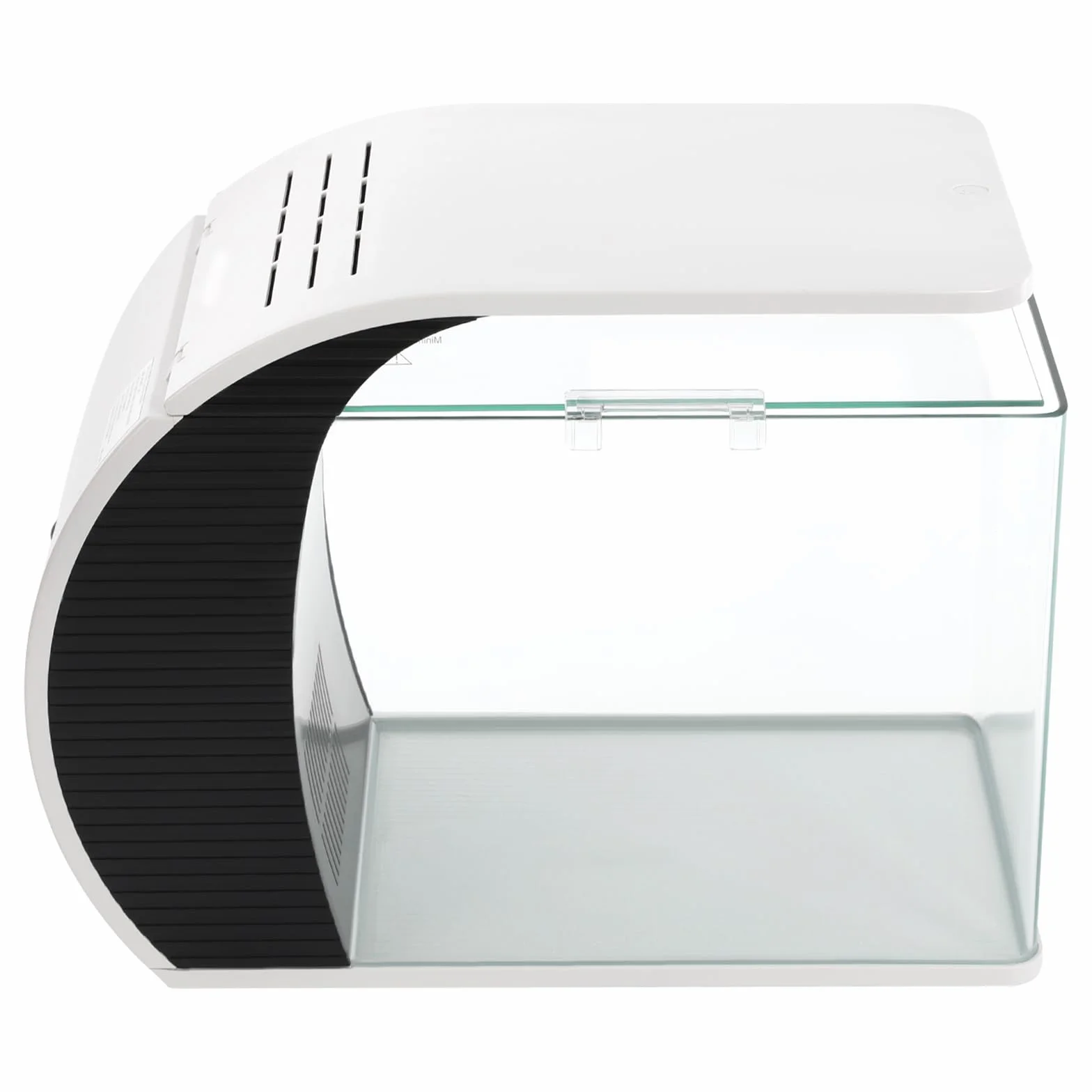Aquarium Komplettset 19L Glas LED Beleuchtung Filter Tisch Nano | 19L Glas Aquarium, LED 3 Farben, integrierter Filter, 42x22x31 cm, Futterklappe – für Guppys, Garnelen & Schreibtisch.