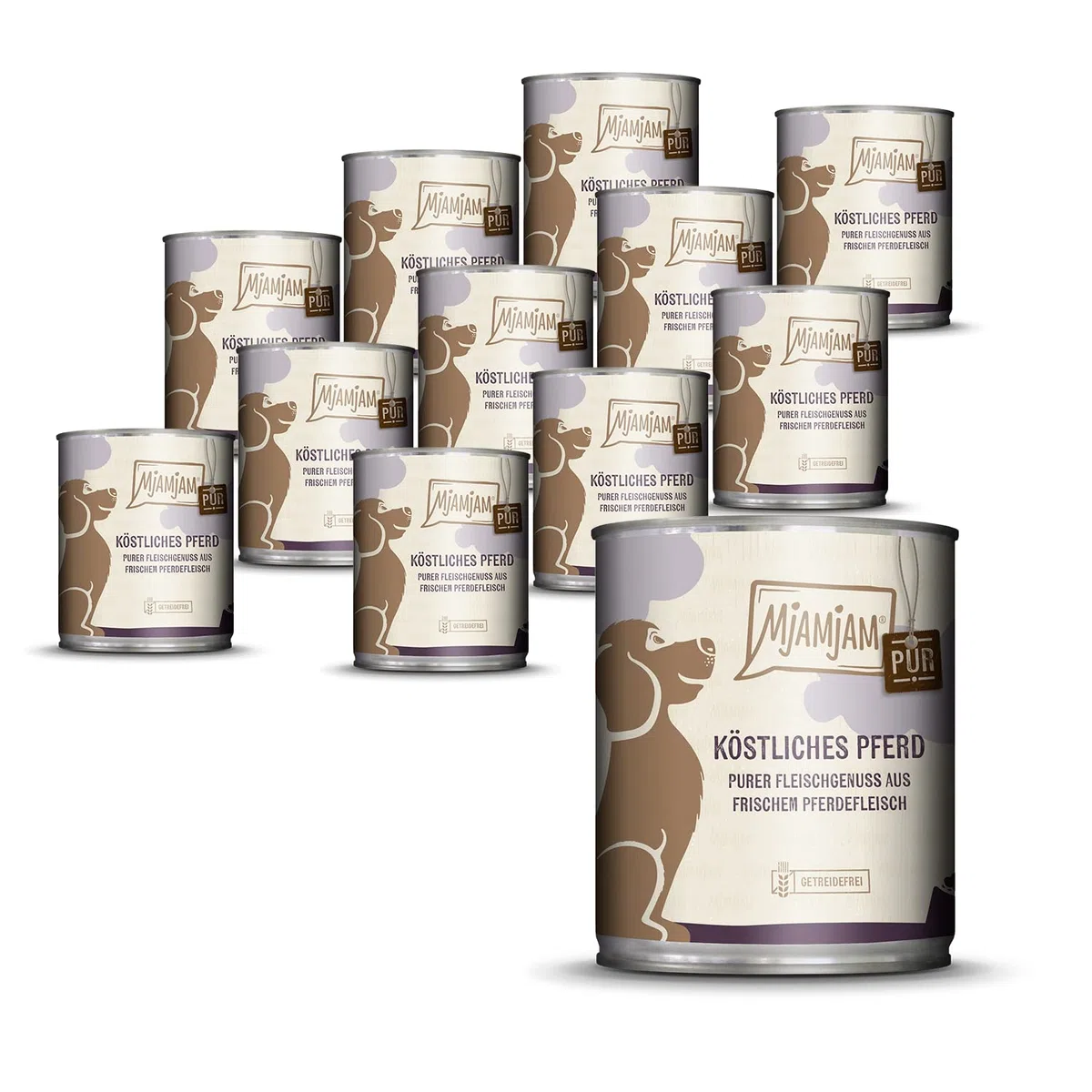 MjAMjAM - purer Fleischgenuss - köstliches Pferd pur 12 x 800 g