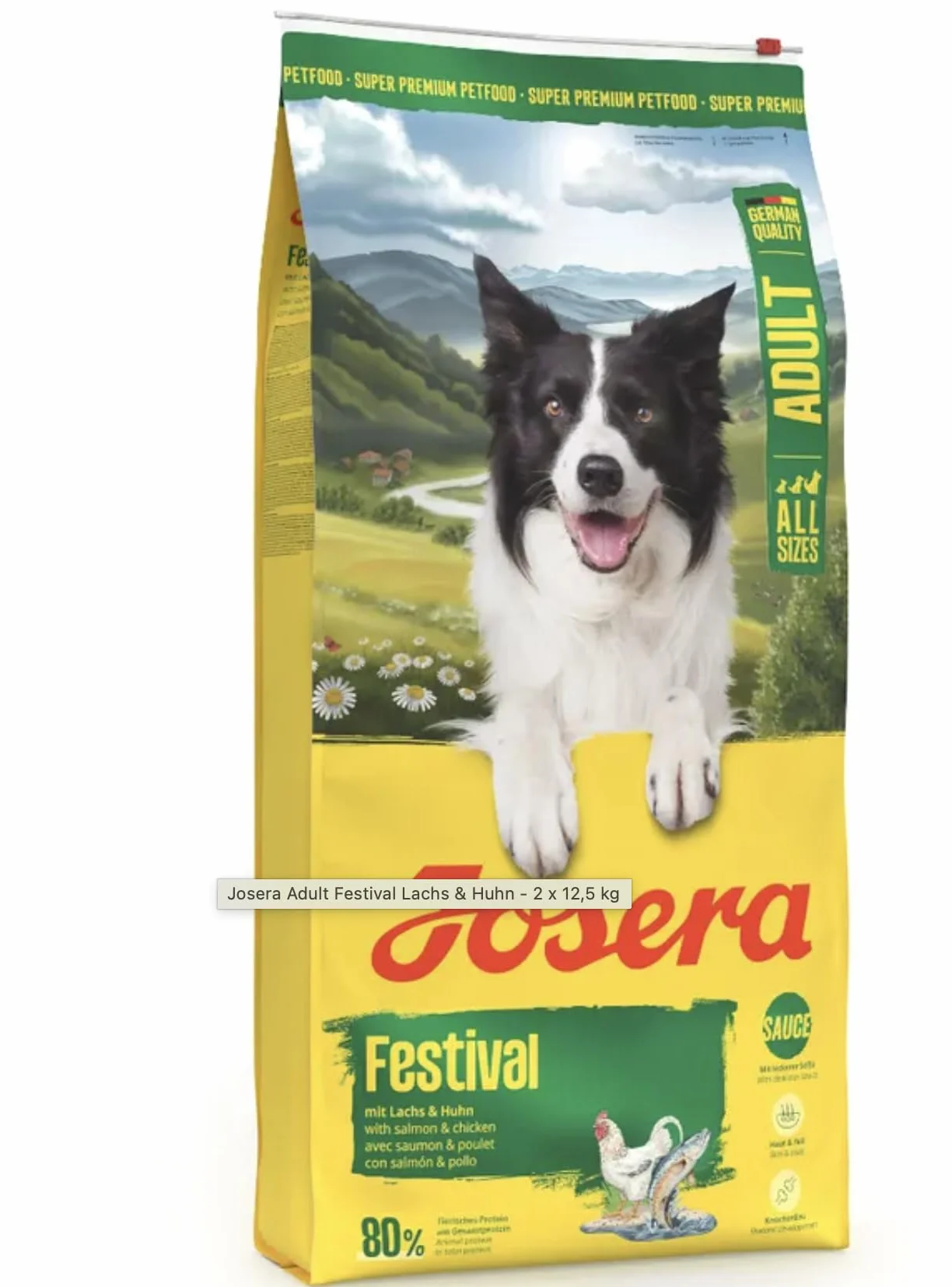 Josera Festival 2 x12,5kg Sparpaket Trockenfutter für Hunde