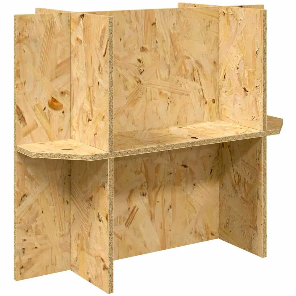 OSB Terrarium 60x30x80 cm Braun mit Holzschiebetür, Reptilien Terrarium aus OSB und Glas für Amphibien, geräumiges mit eingebauten Holzregalen
