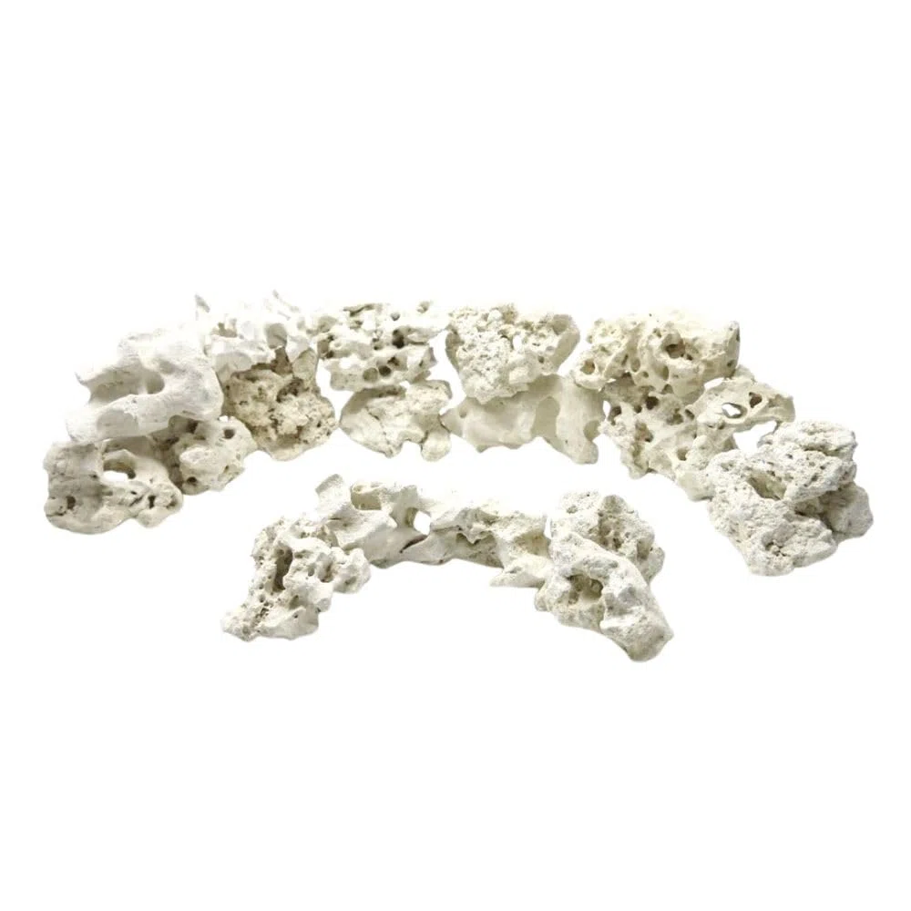 AquaOne Sansibar Rock Aquariengestein Gr.M 0,5-1,0 kg Naturstein für Aquascaping, Malawi Tanganjika & Gesellschaftsbecken Lochgestein Aquarium Deko Stein