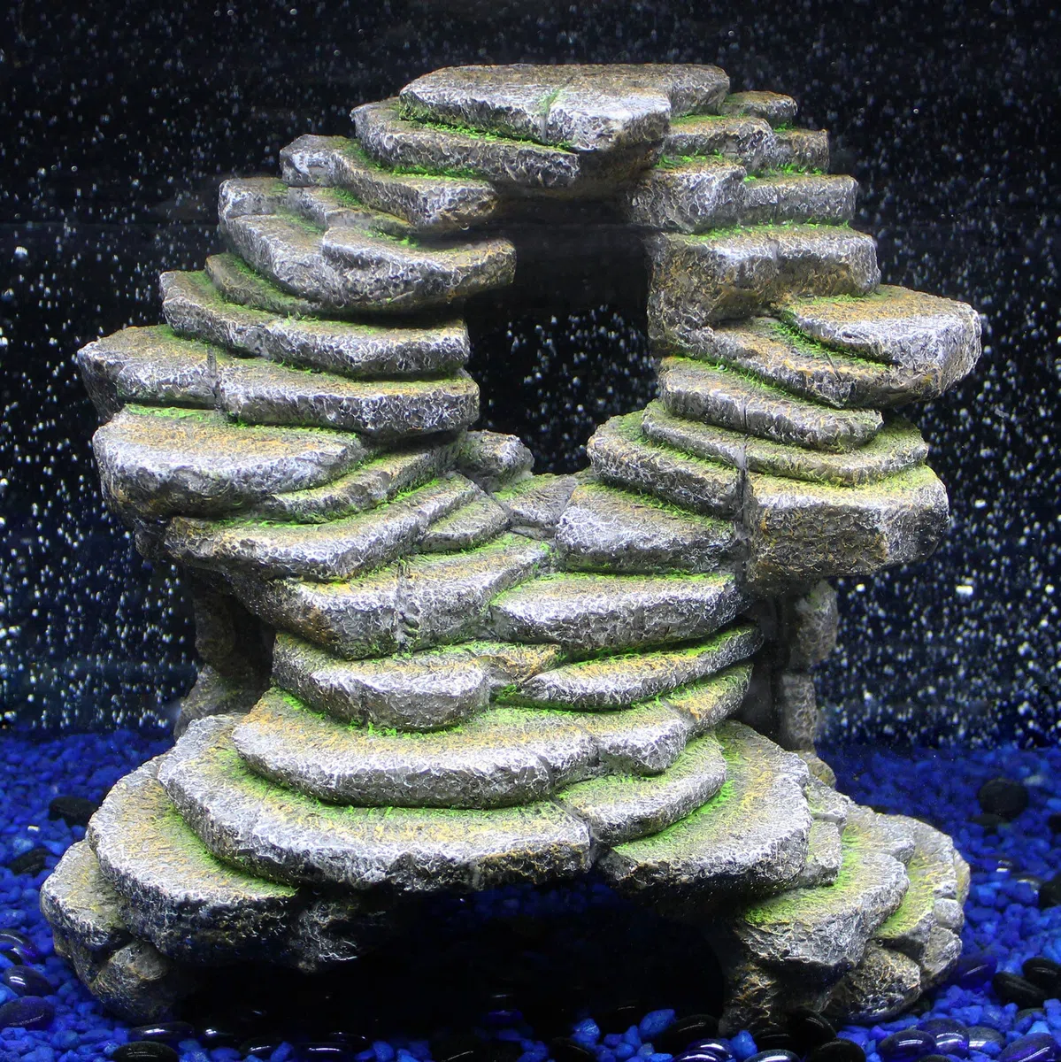 Penn-Plax Reptology Schiefer- und Höhlenversteck – dekoratives Harz für Aquarien und Terrarien – ideal für Reptilien, Amphibien und Fische – extra groß