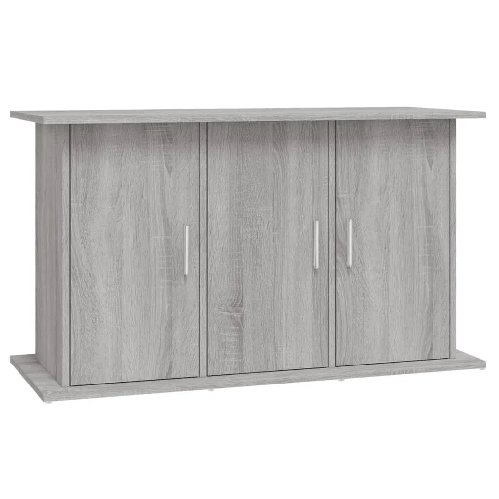vidaXL Aquariumständer, Aquarium Unterschrank mit viel Stauraum, Aquarium Tisch mit Stabiler Oberplatte, Aquariumschrank Aquarium Halter, Grau Sonoma Holzwerkstoff