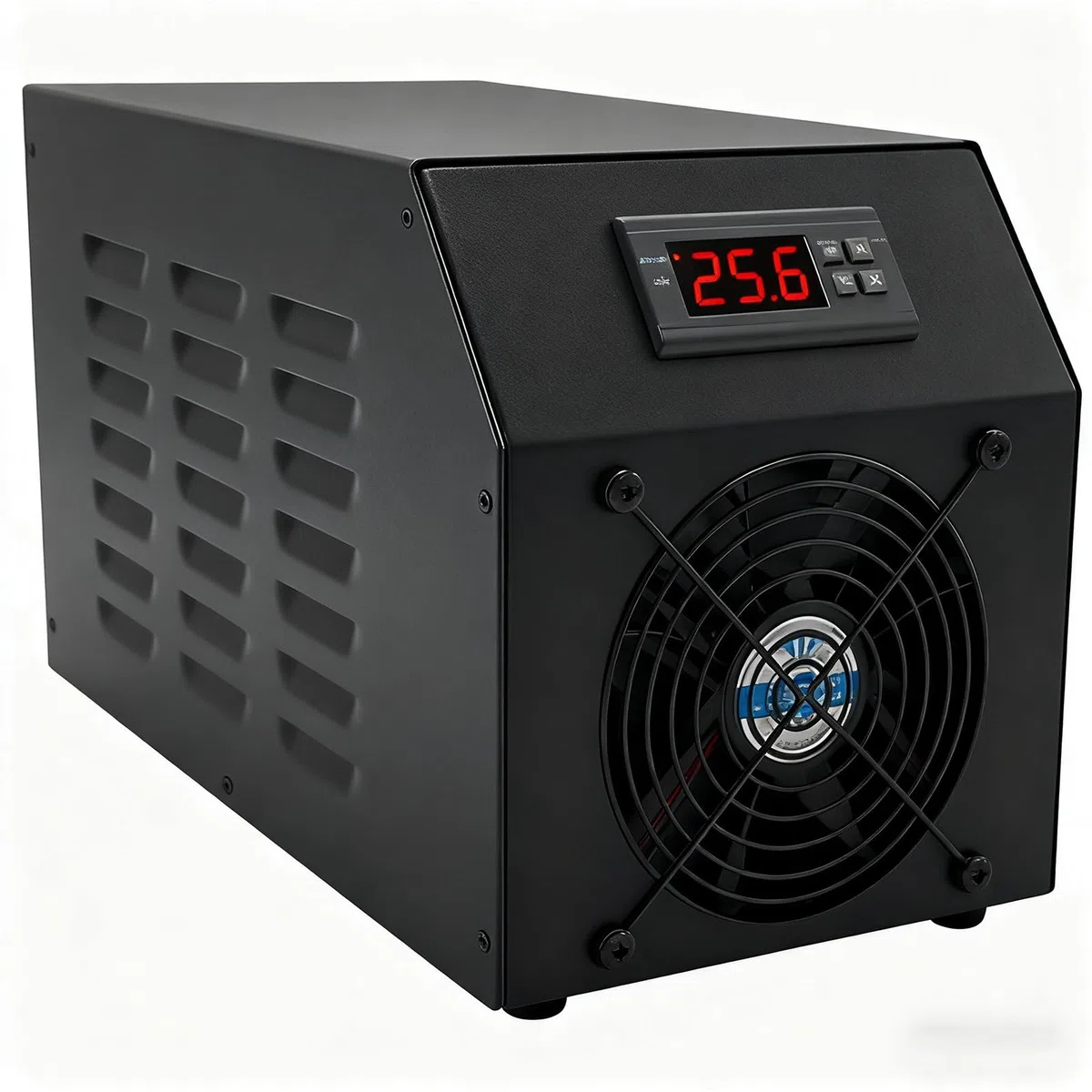 Aquarium Kühler 60L, Leiser Durchlaufkühler Zur Wassertemperaturregelung, Ideal Für Goldfische, Axolotl, Pflanzen- Und Korallenbecken Cold/warm