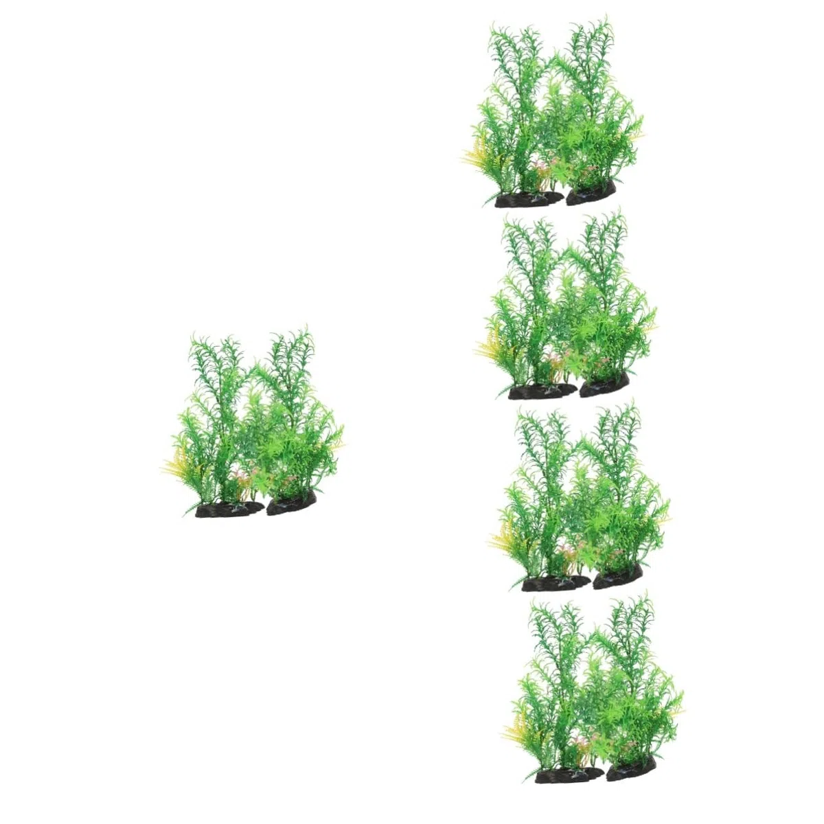 Sosoport 5 Sätze Aquarienlandschaft Floater Anlage Aquarienbaumpflanzen Im Freien Halter Für Wasserpflanzen Großes Aquarium- Luft Pflanzen Aquarium Plastik 2 Stücke * 5
