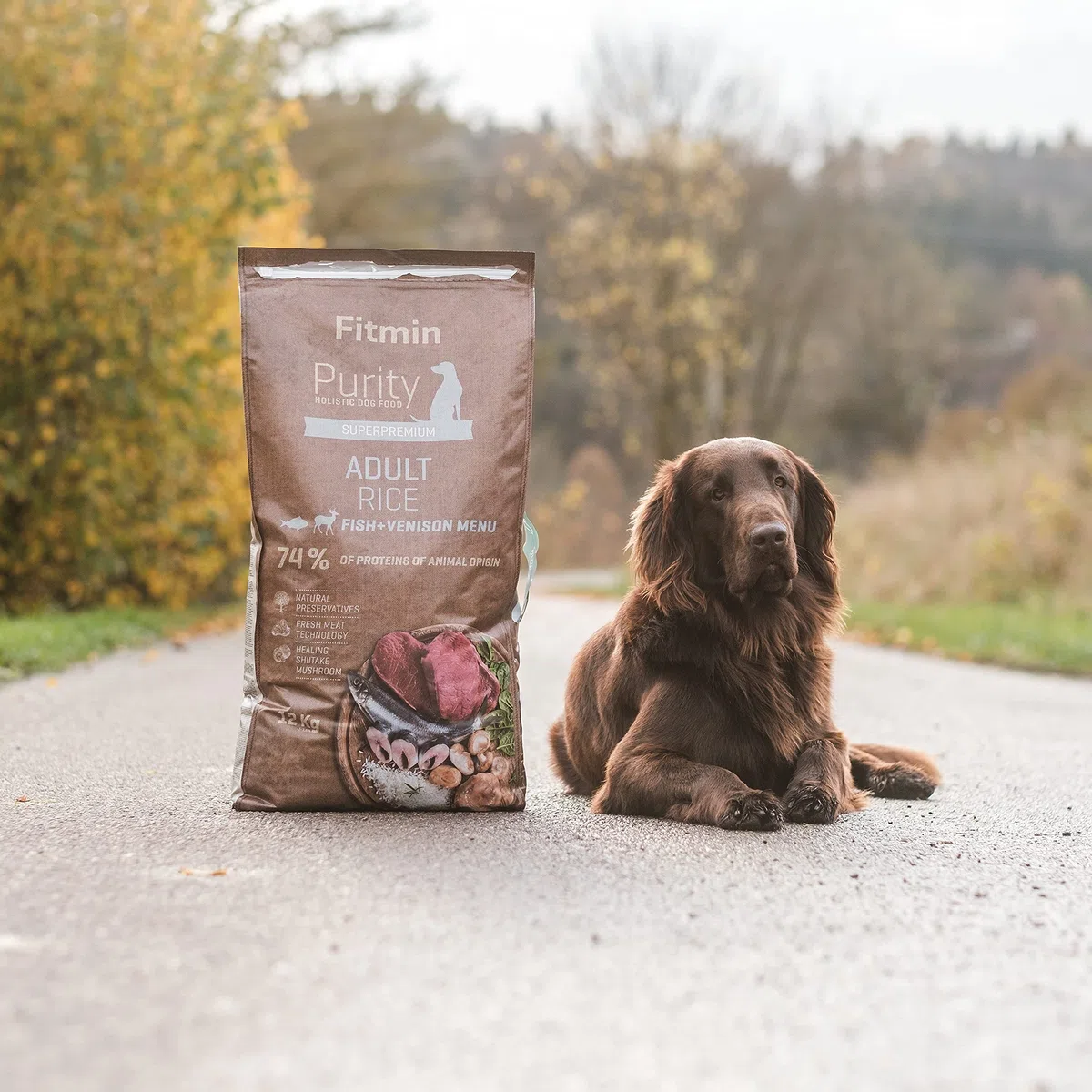 Fitmin Dog Purity Rice Adult Fish & Venison | Hundetrockenfutter | 12 kg