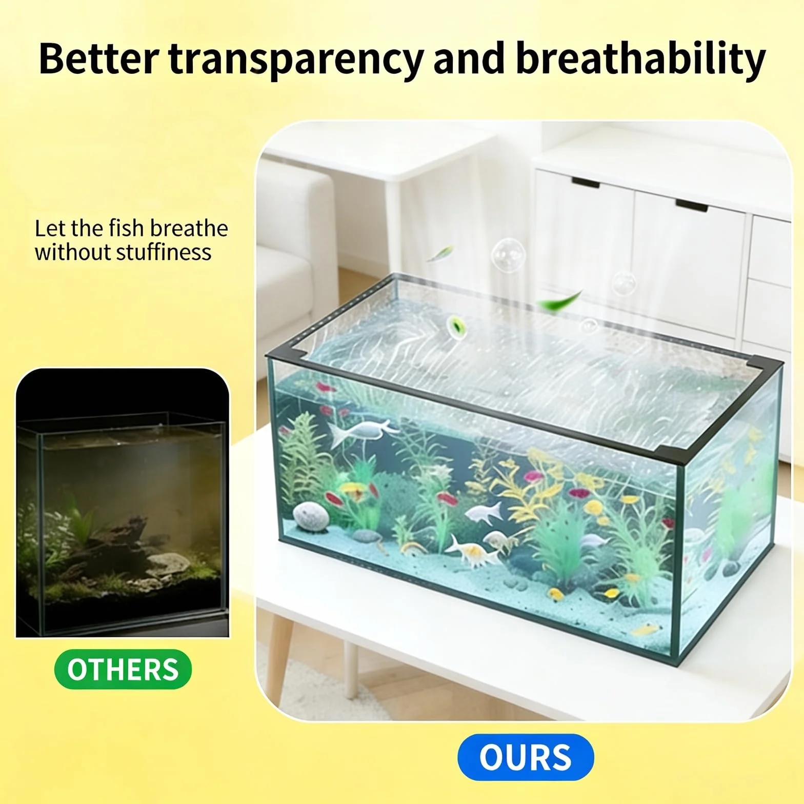 Aquarium-Deckel, Abdeckung für Aquarien, verstellbarer Netzdeckel, für Reptilienbecken, ausbruchsicheres Netz
