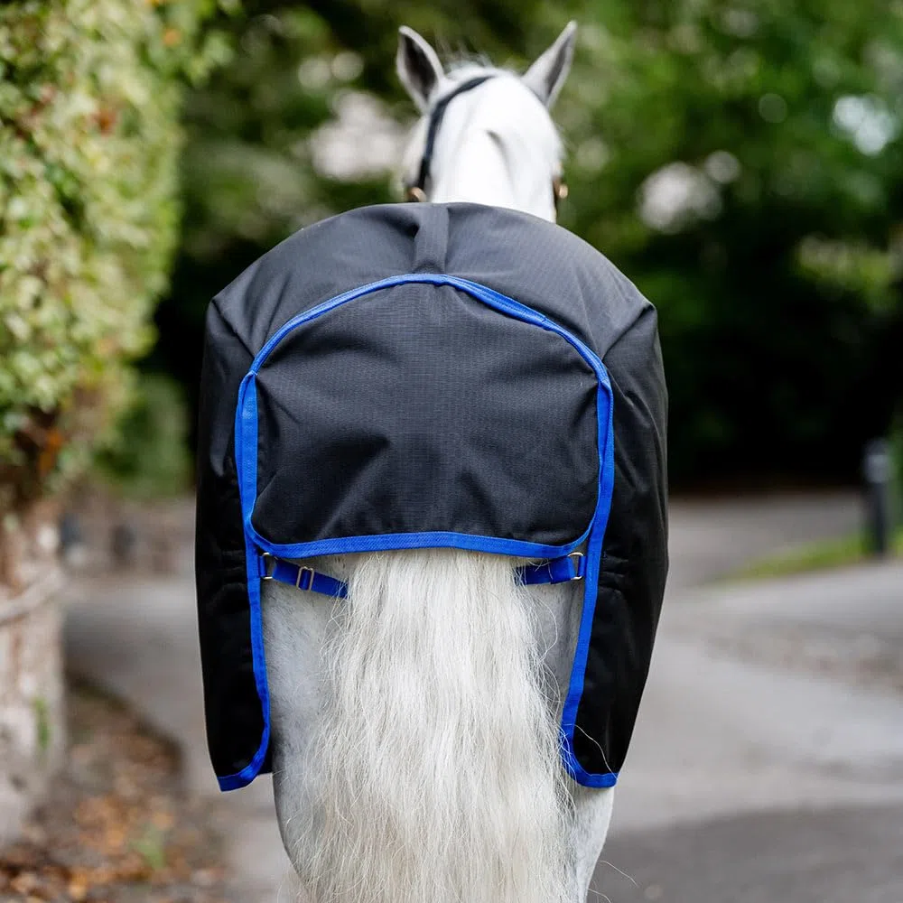 Horseware Amigo Ripstop 900D Lite 0g Turnout Decke Black/Classic Blue Deckengröße:145 cm / 6´6 | 900D Ripstop, 0g Füllung, Weidedecke