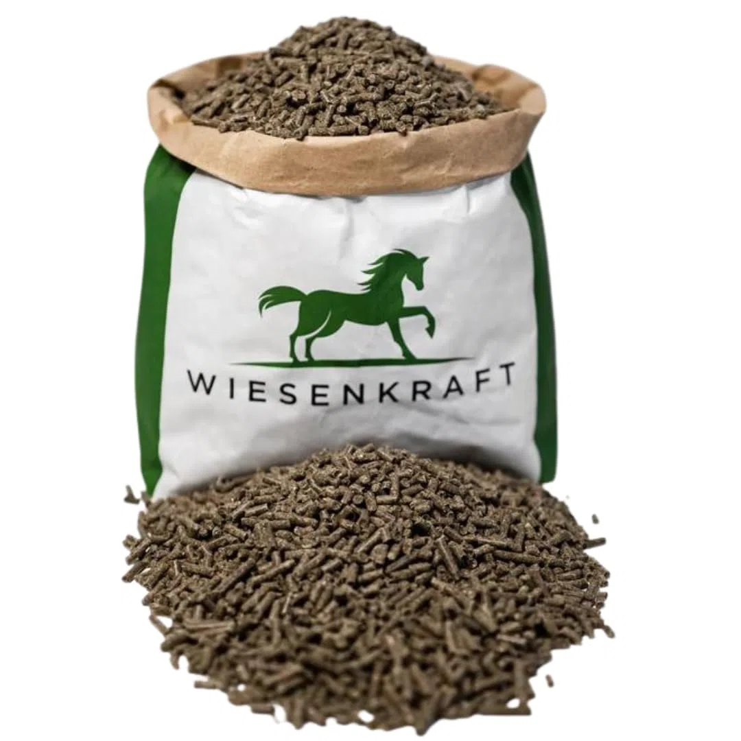 Wikra ForSure – 5kg – Natürliches Zusatzfutter für Pferde, mit Tierärzten entwickelt, bei Magenproblemen, Kotwasser & Darmbeschwerden, 100% naturrein, getreidefrei, industriezuckerfrei