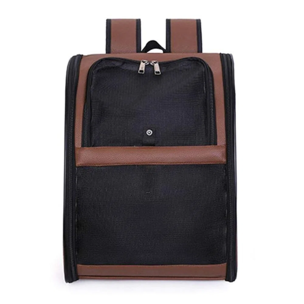 Vogel Rucksack Rosa Vogelkäfig Atmungsaktiver Träger Rucksack Faltbare Leichte Reise Mehrzweck Pu Mesh Pet Parrot Bag 2St