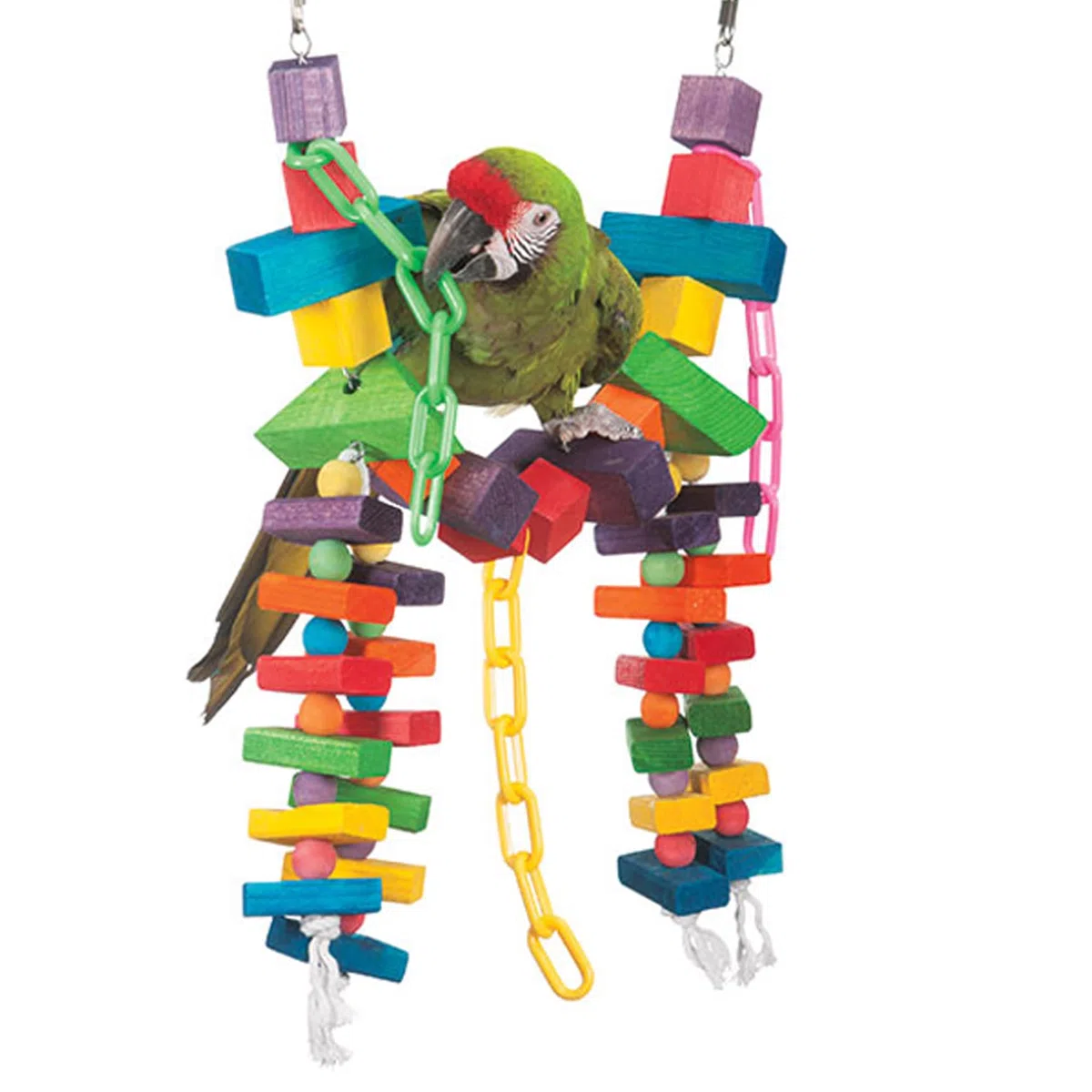SUPERBIRD Creations 29 von 33 cm Rainbow Bridge Vogel Spielzeug, X-Large