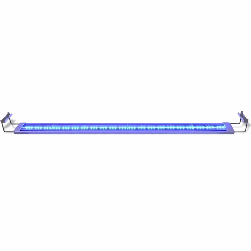 Aquarium-Beleuchtung LED Aluminiumlegierung 120-130 cm mit 189 LEDs wasserdicht IP67 dimmbar Tageslicht und Mondlicht für Süßwasser und Meerwasser Aquascaping Pflanzenwachstum