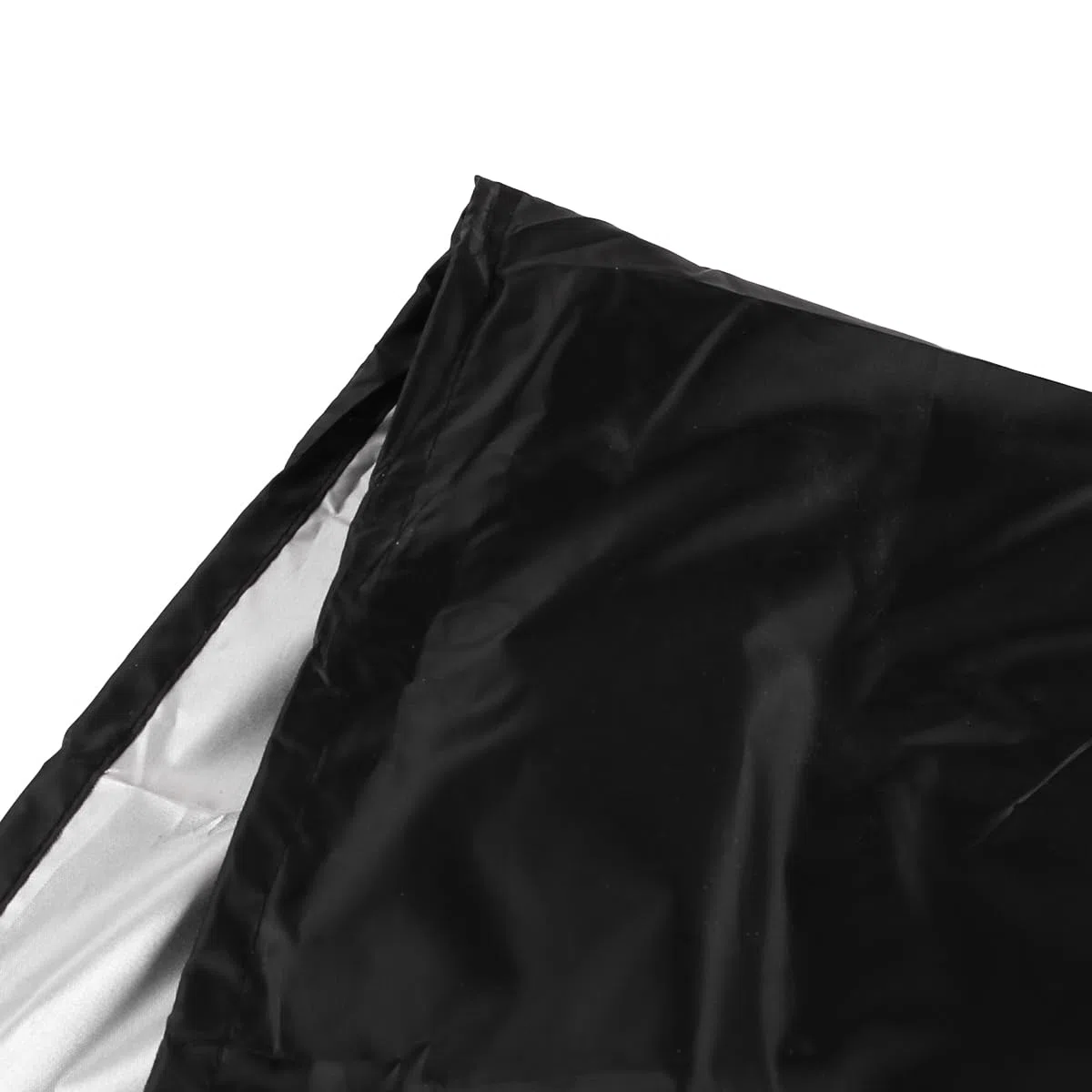 Dreieckige Stallabdeckung 210D Thermo 180x52x86cm Schwarz