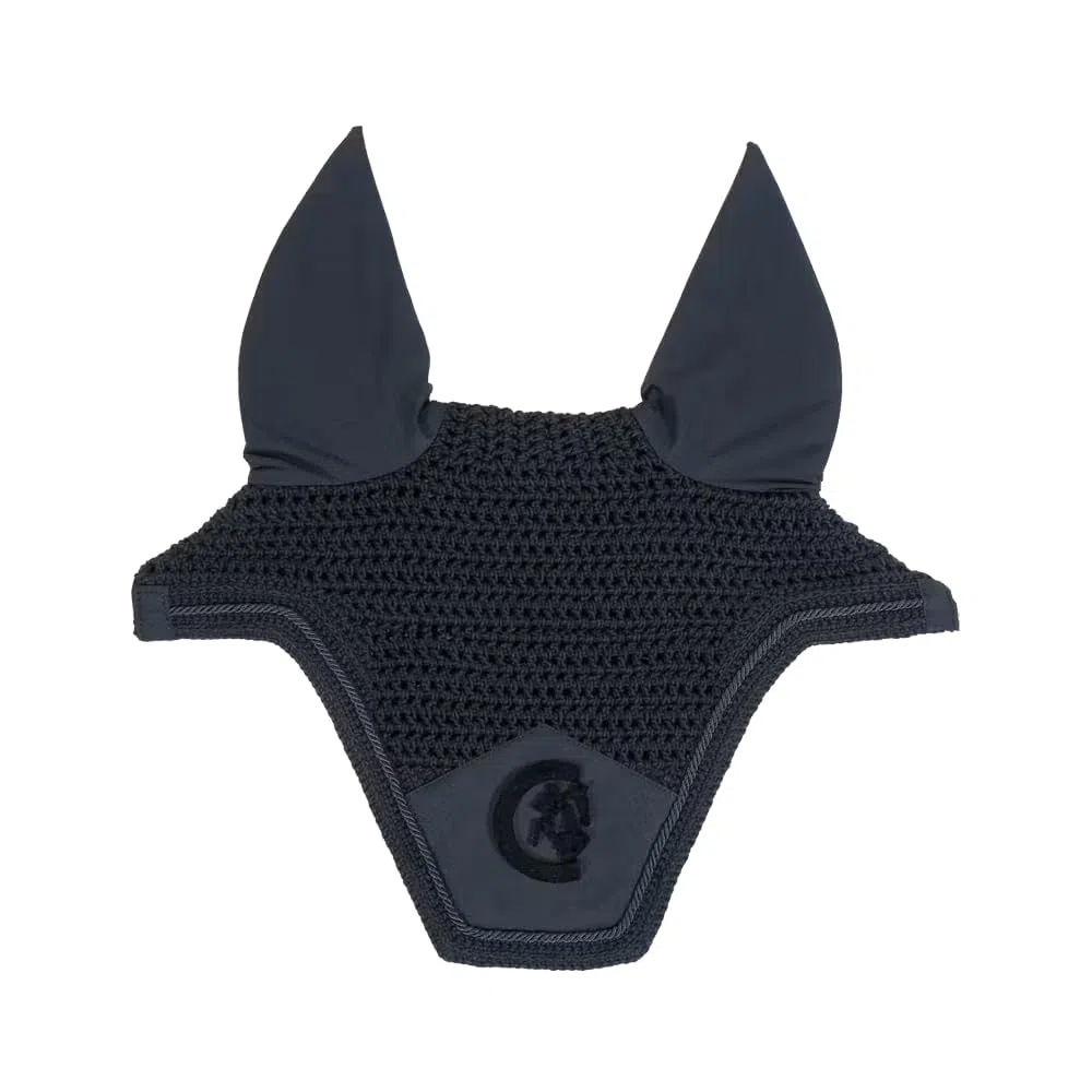 Kentucky - Fliegenhaube Wellington 3D Logo soundless Schwarz Full