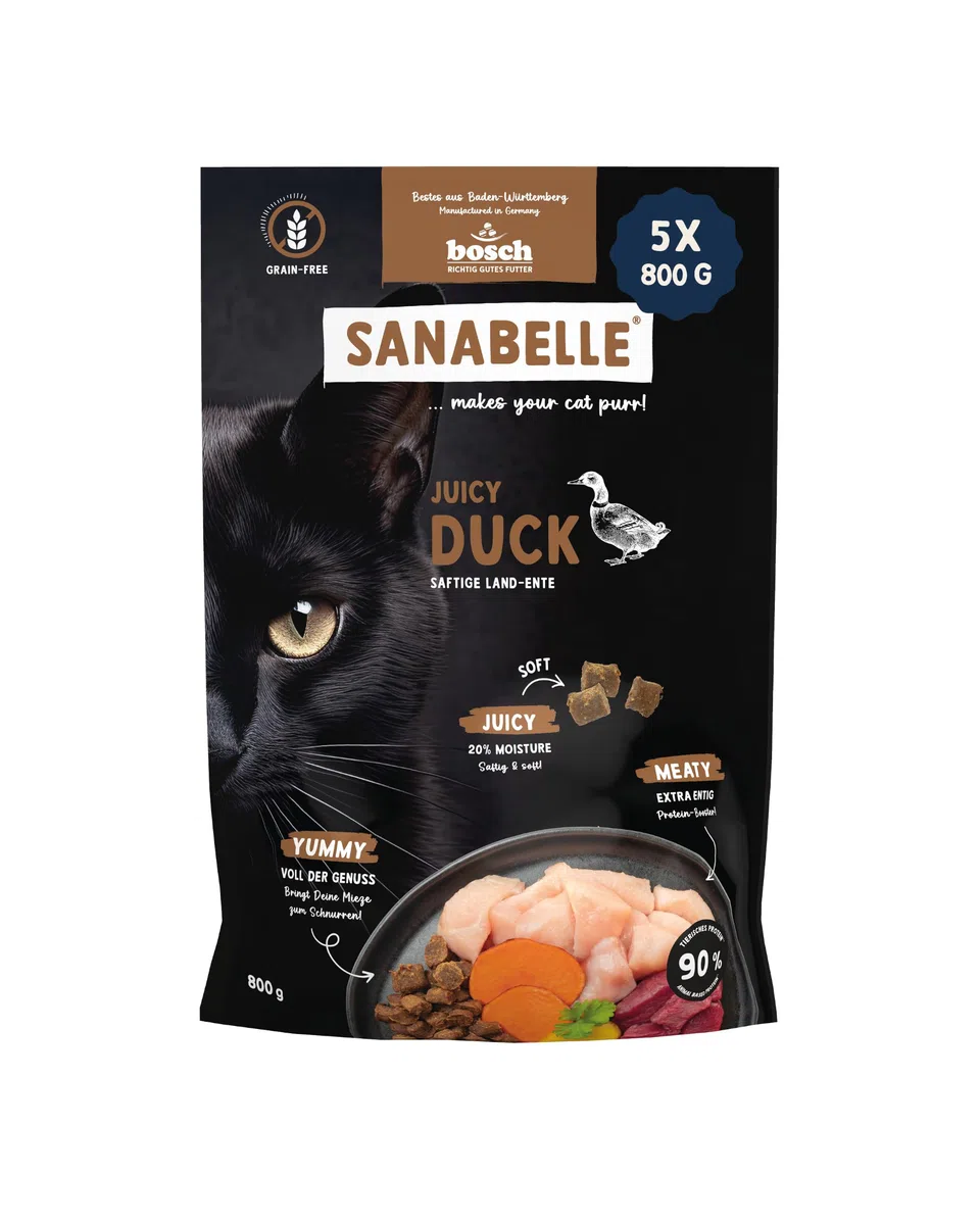 Sanabelle Juicy Juicy Land-Ente 5 x 800 g