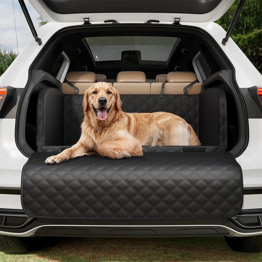 Kofferraum Schutzmatte Hund, Kofferraumschutz Auto SUV Hundedecke | Wasserdichte Kofferraum Schutzmatte Hund für Auto SUV, schützt vor Schmutz, Haaren. Robuste Hundematte für Kofferraum