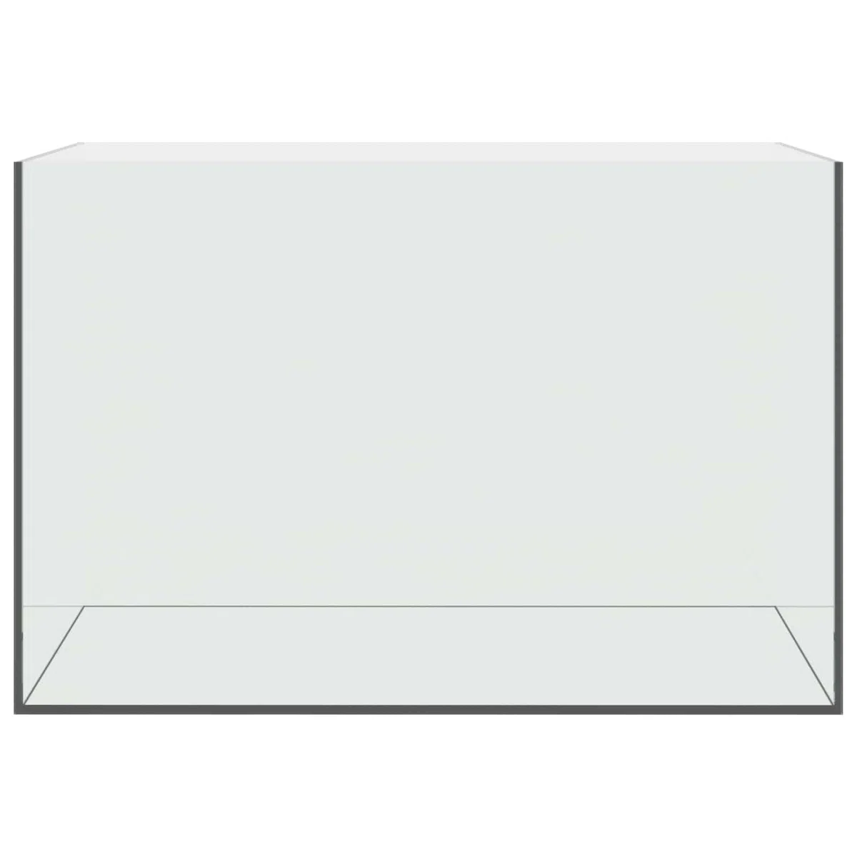 Aquarium 60 x 35 x 40 cm Glasbecken Rechteckig Glaskasten für Fische und Pflanzen Transparent